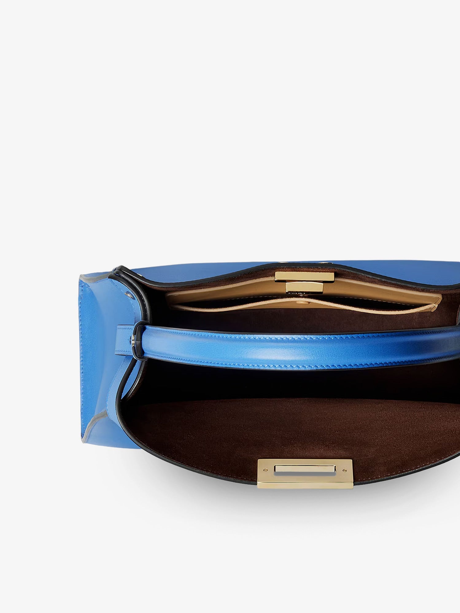 Fendi Fendi Way Medium Leather Shoulder Bag With Contrasting Lining