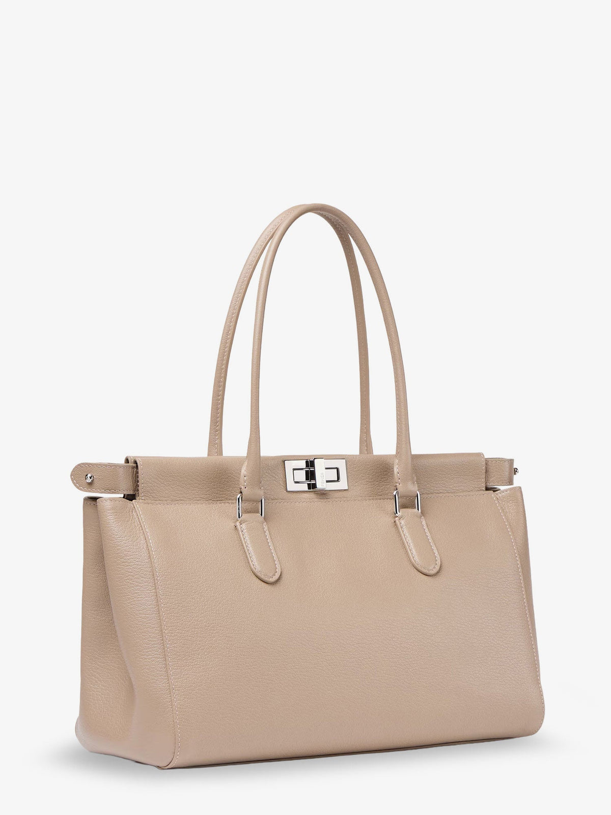 Fendi Peekaboo Tote Leather Shoulder Bag