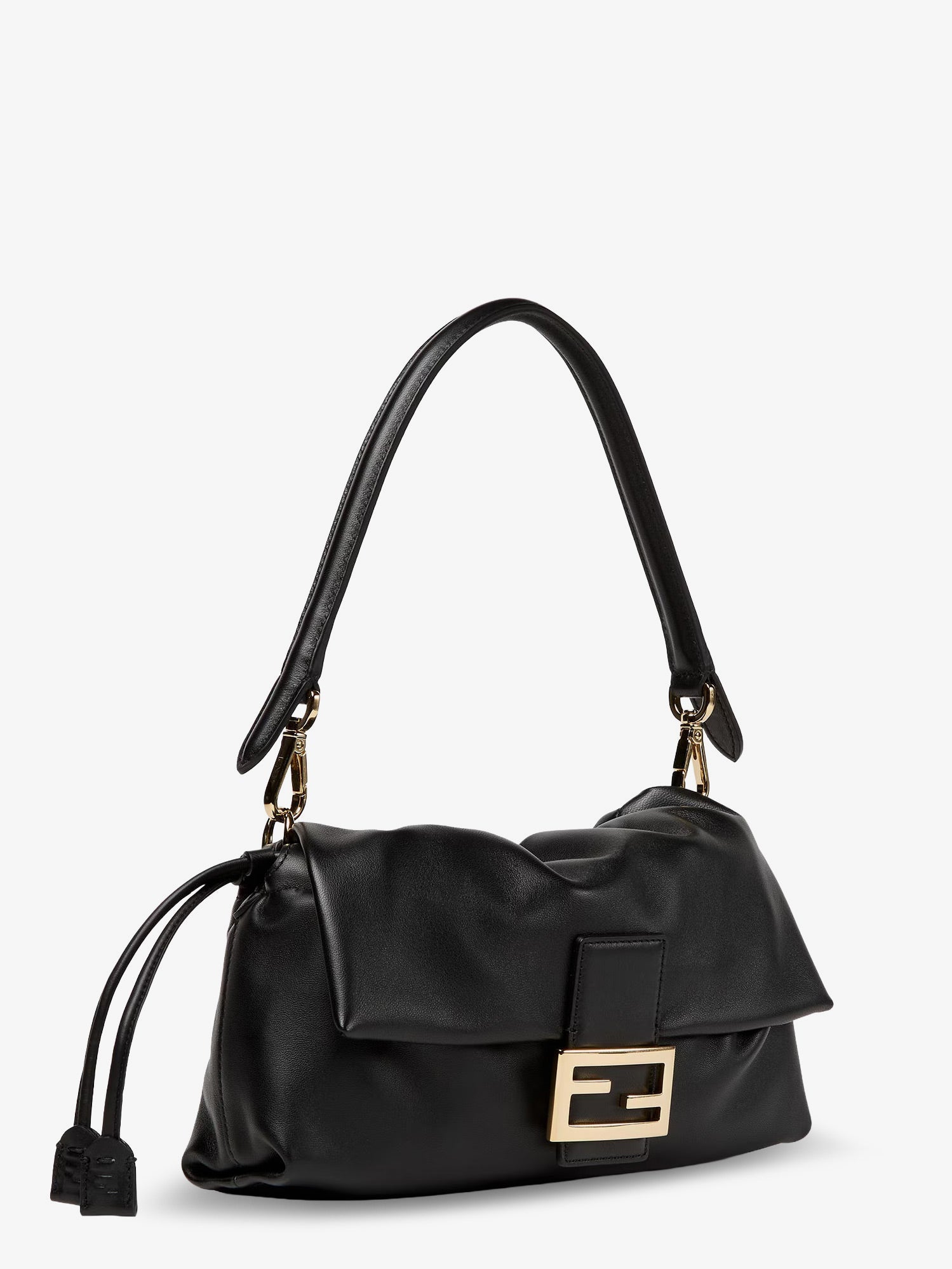 Fendi Baguette Soft Medium Leather Shoulder Bag