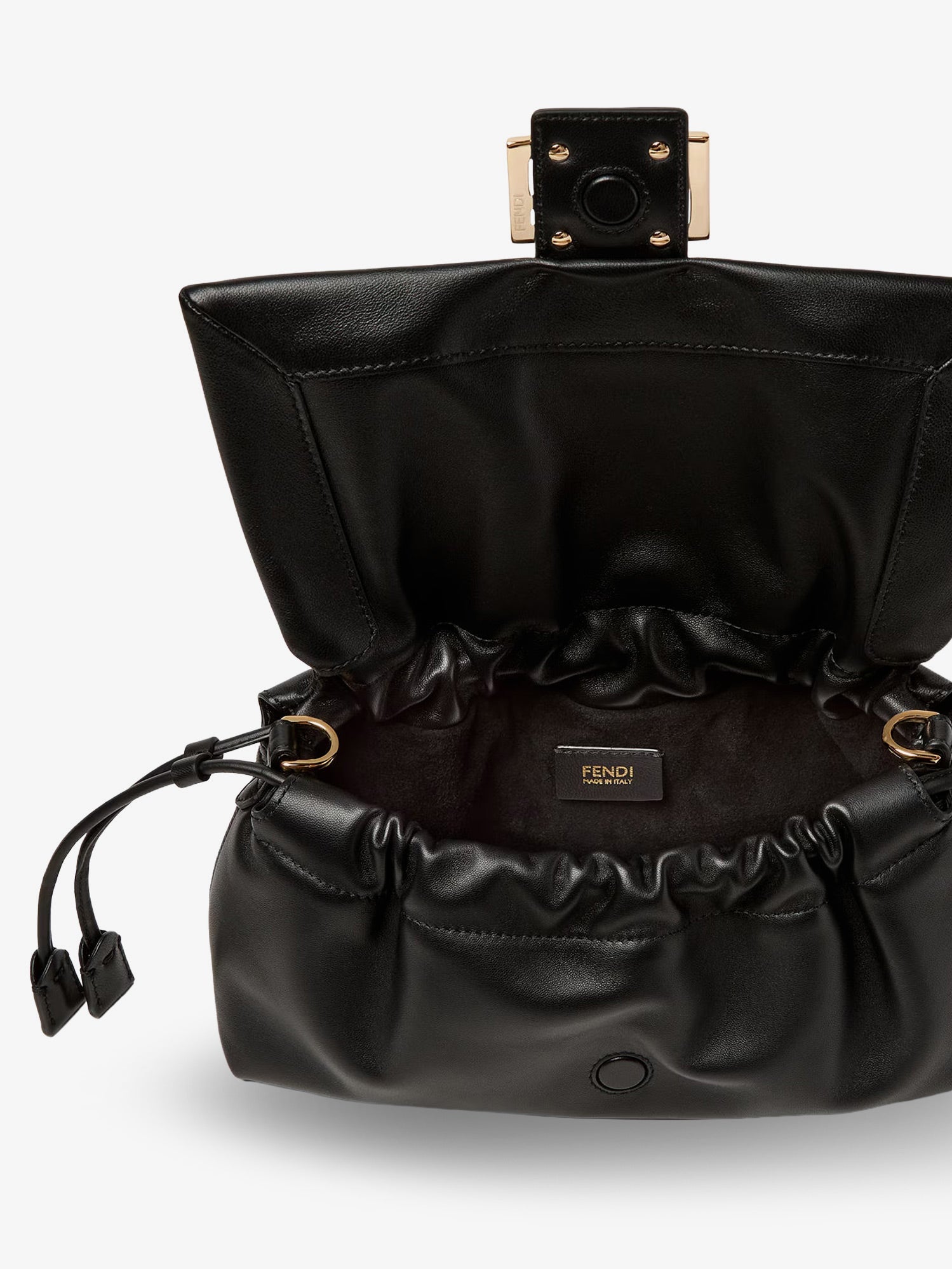 Fendi Baguette Soft Medium Leather Shoulder Bag