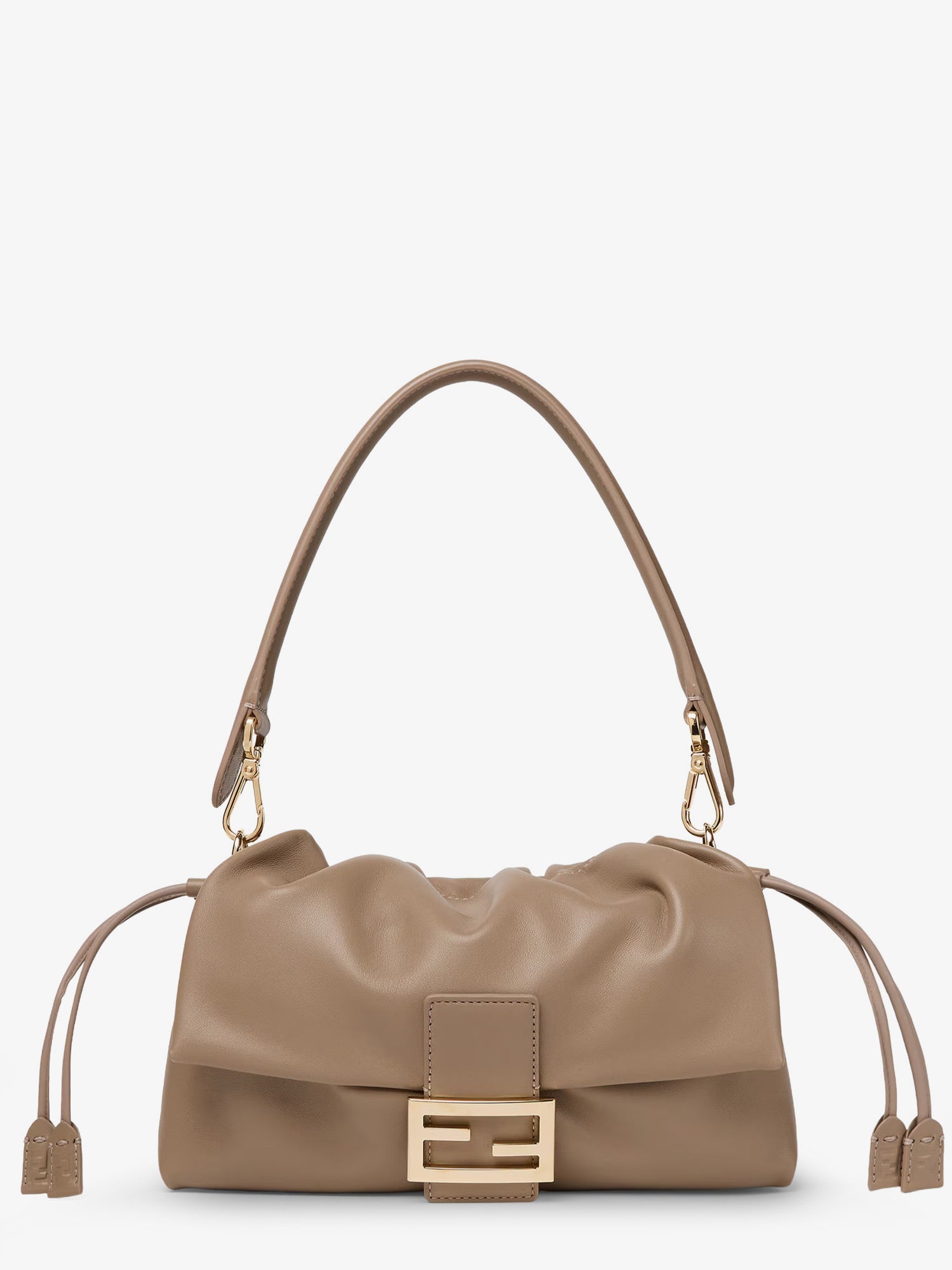 Fendi Baguette Soft Medium Leather Shoulder Bag