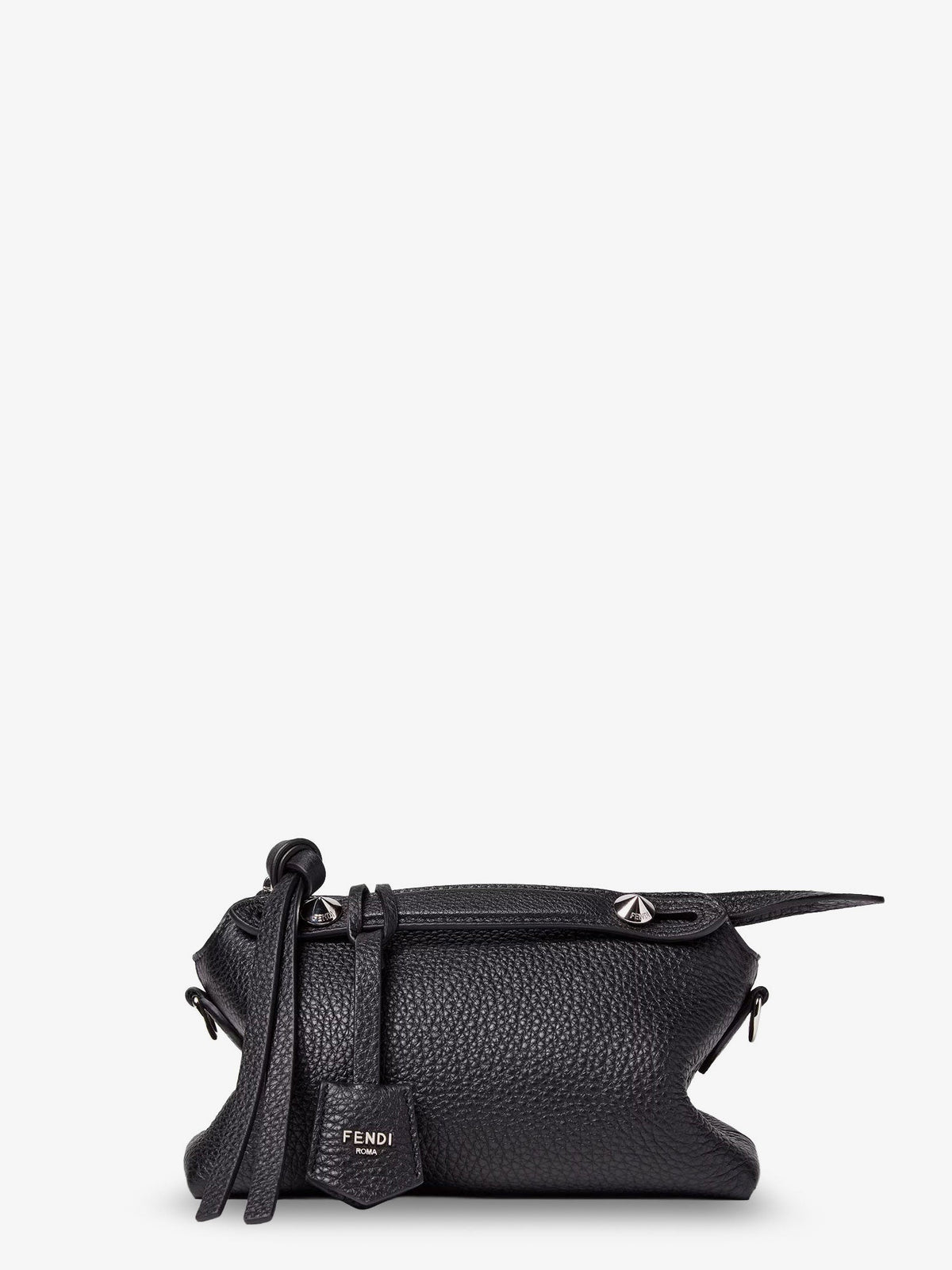Fendi Boston Leather Handbag