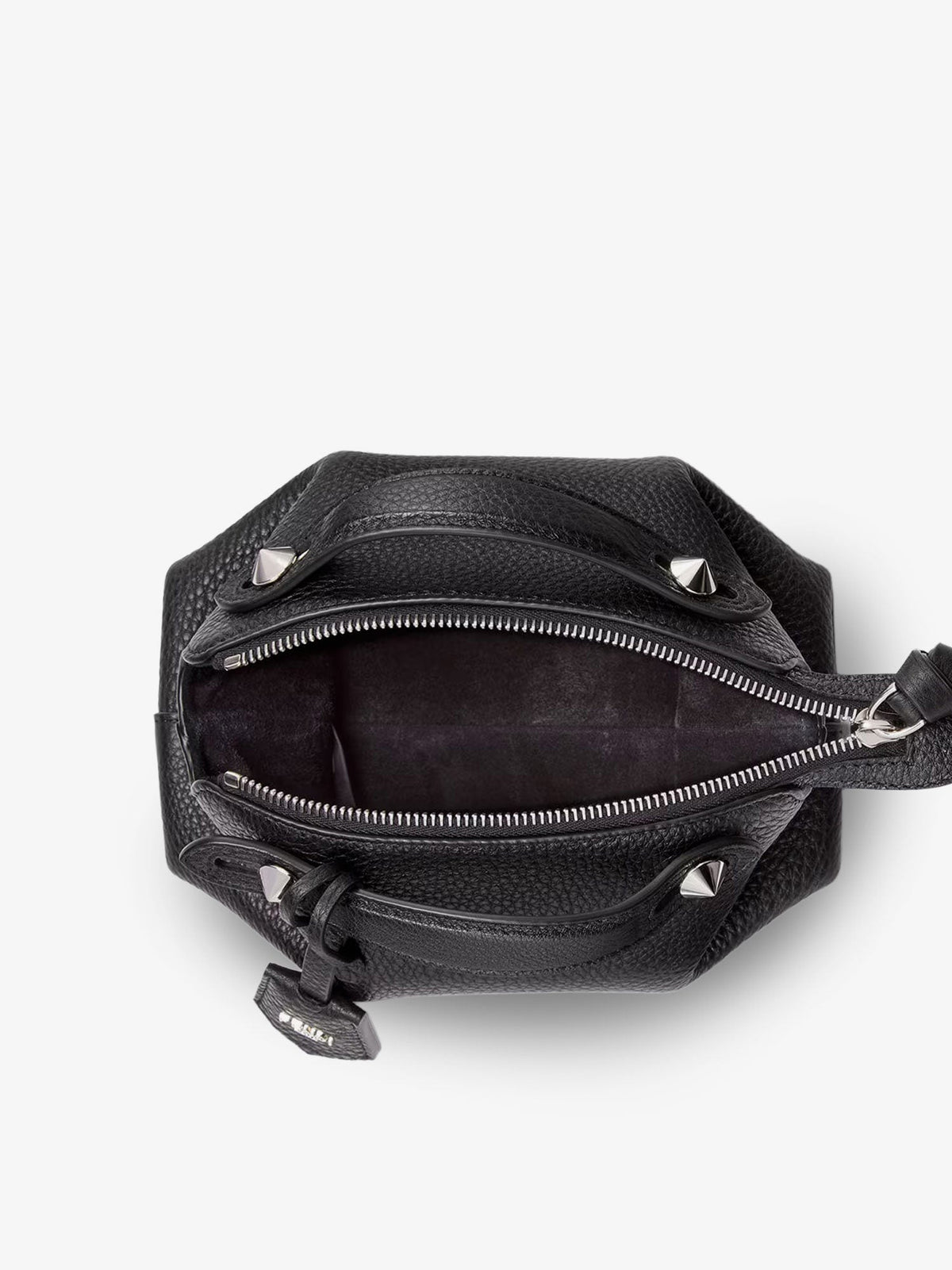 Fendi Boston Leather Handbag