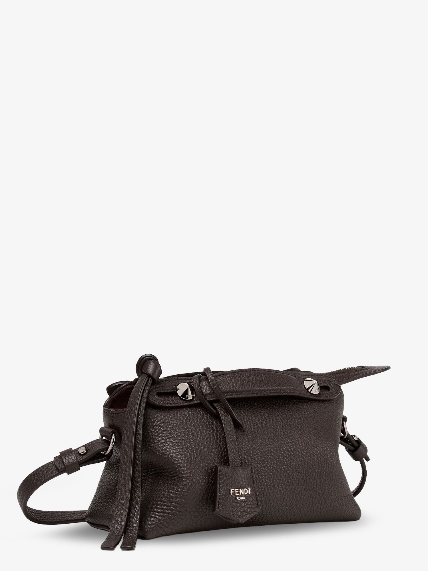 Fendi By The Way Hammered Leather Handbag