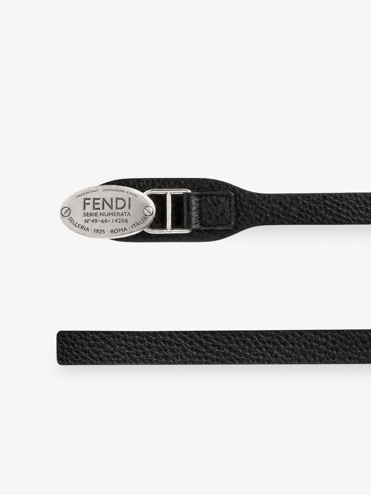 Fendi Fendi Selleria Cuoio Romano Leather Belt