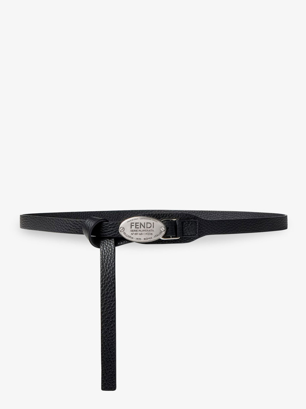 Fendi Fendi Selleria Cuoio Romano Leather Belt