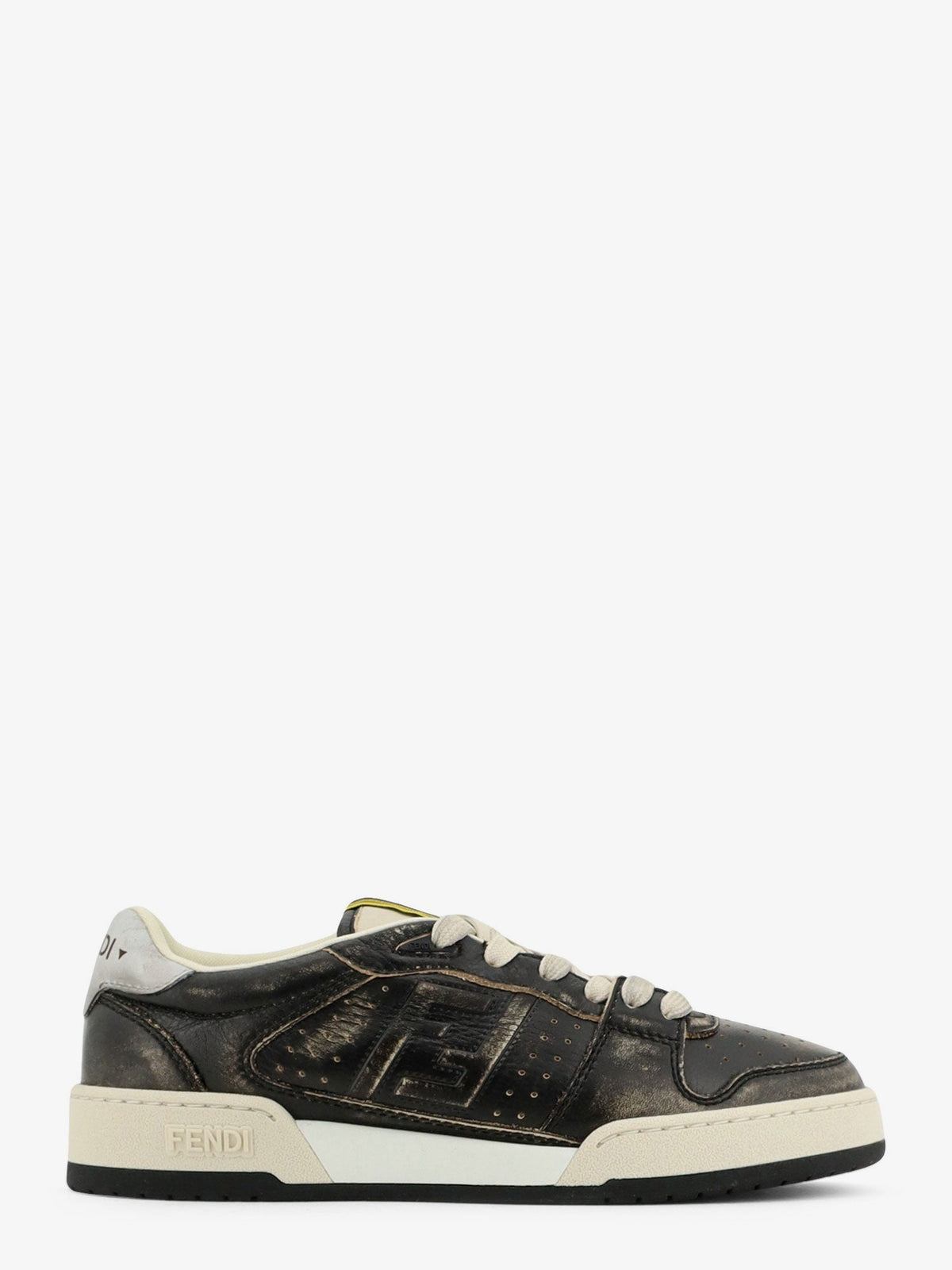 Fendi Fendi Match Leather Sneakers