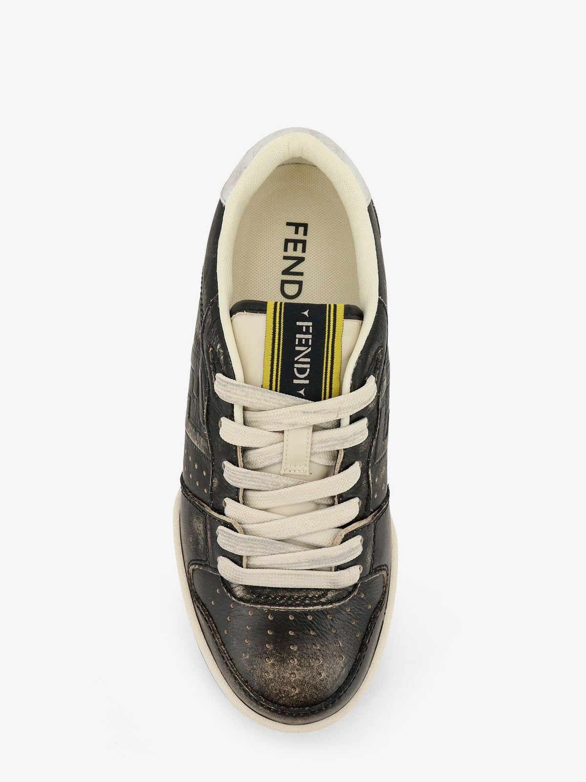 Fendi Fendi Match Leather Sneakers