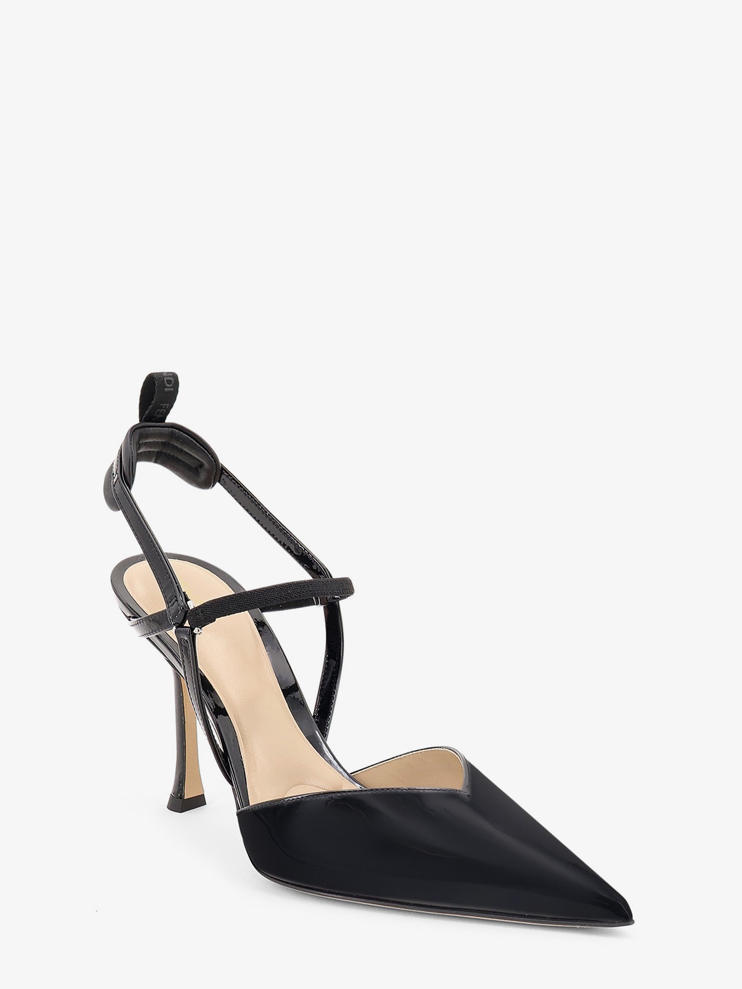 Fendi Very Colibrì Patent Leather Slingback
