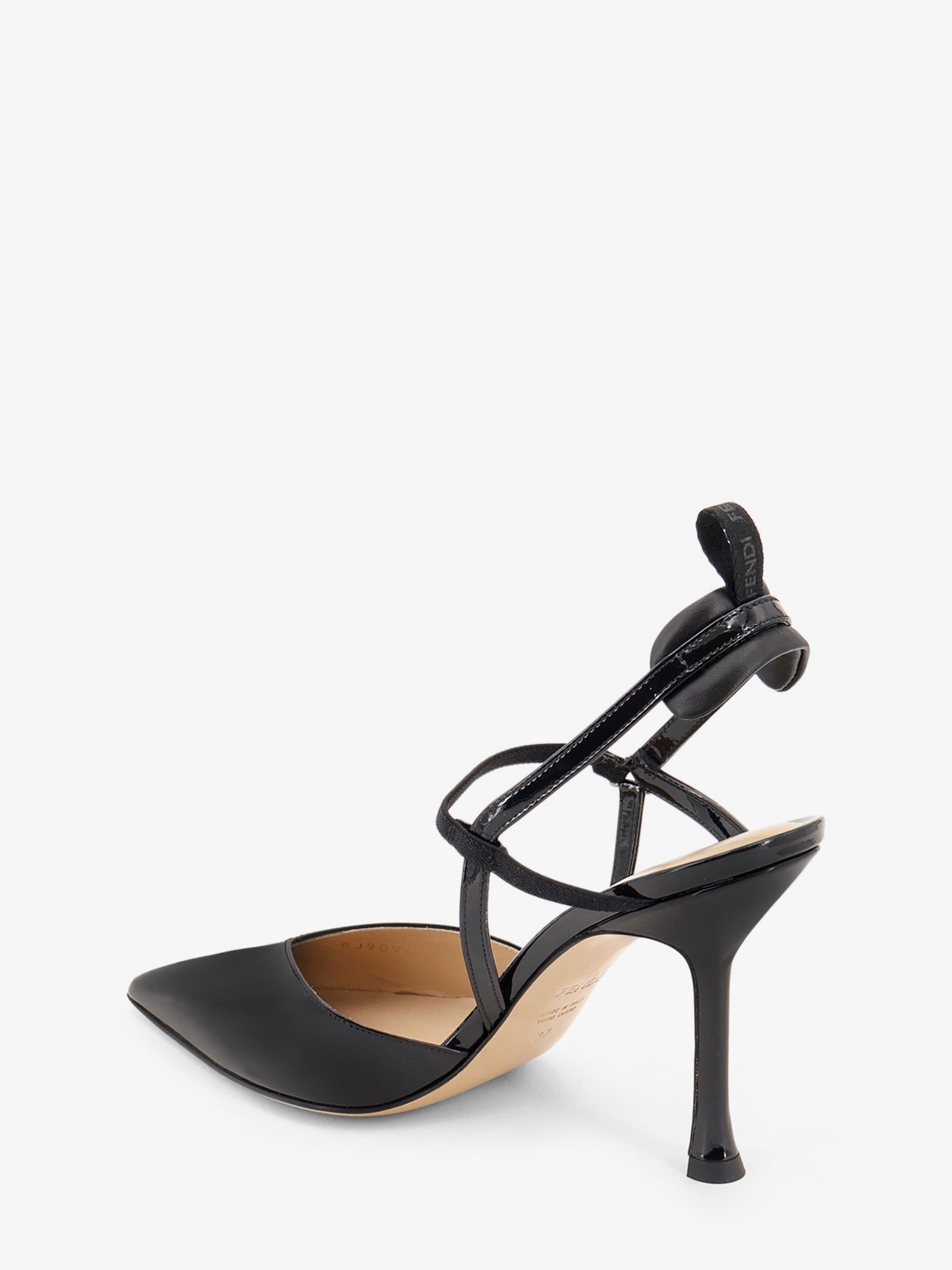 Fendi Very Colibrì Patent Leather Slingback