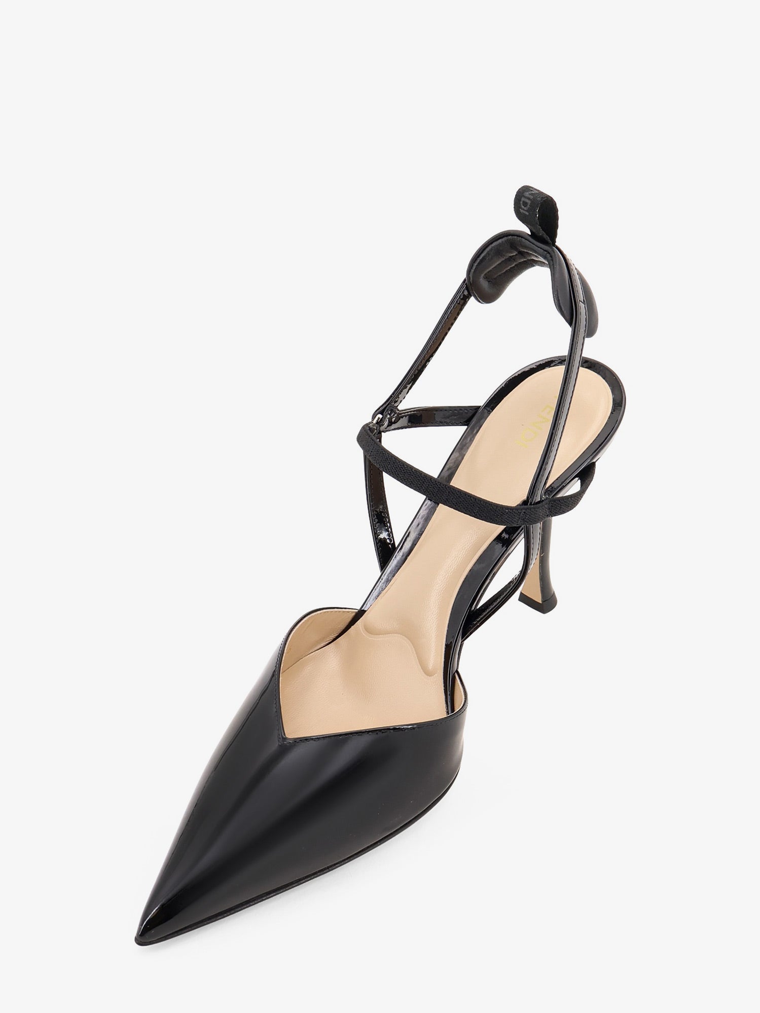Fendi Very Colibrì Patent Leather Slingback