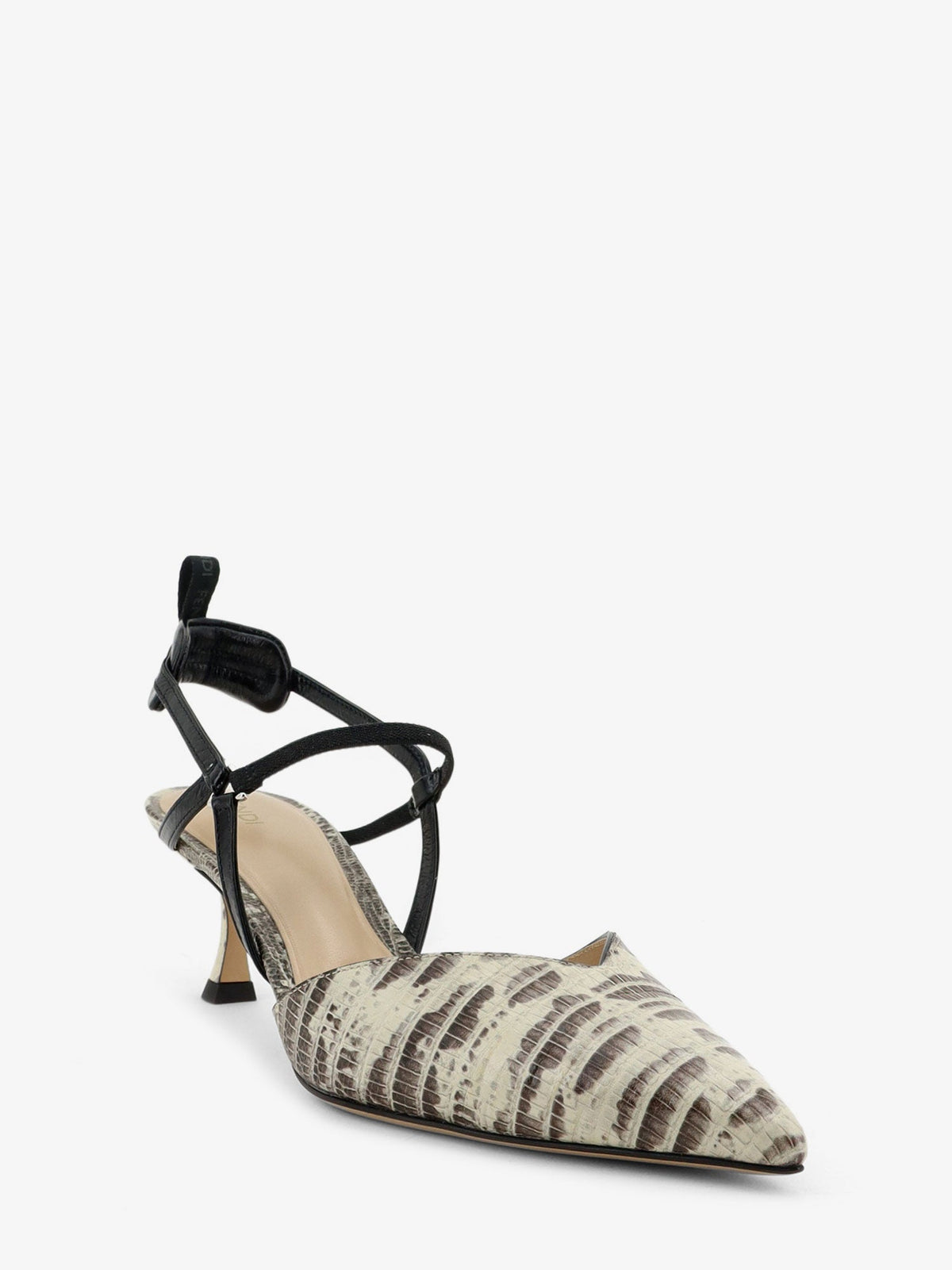 Fendi Very Colibrì Pumps With All-over Tejus Print