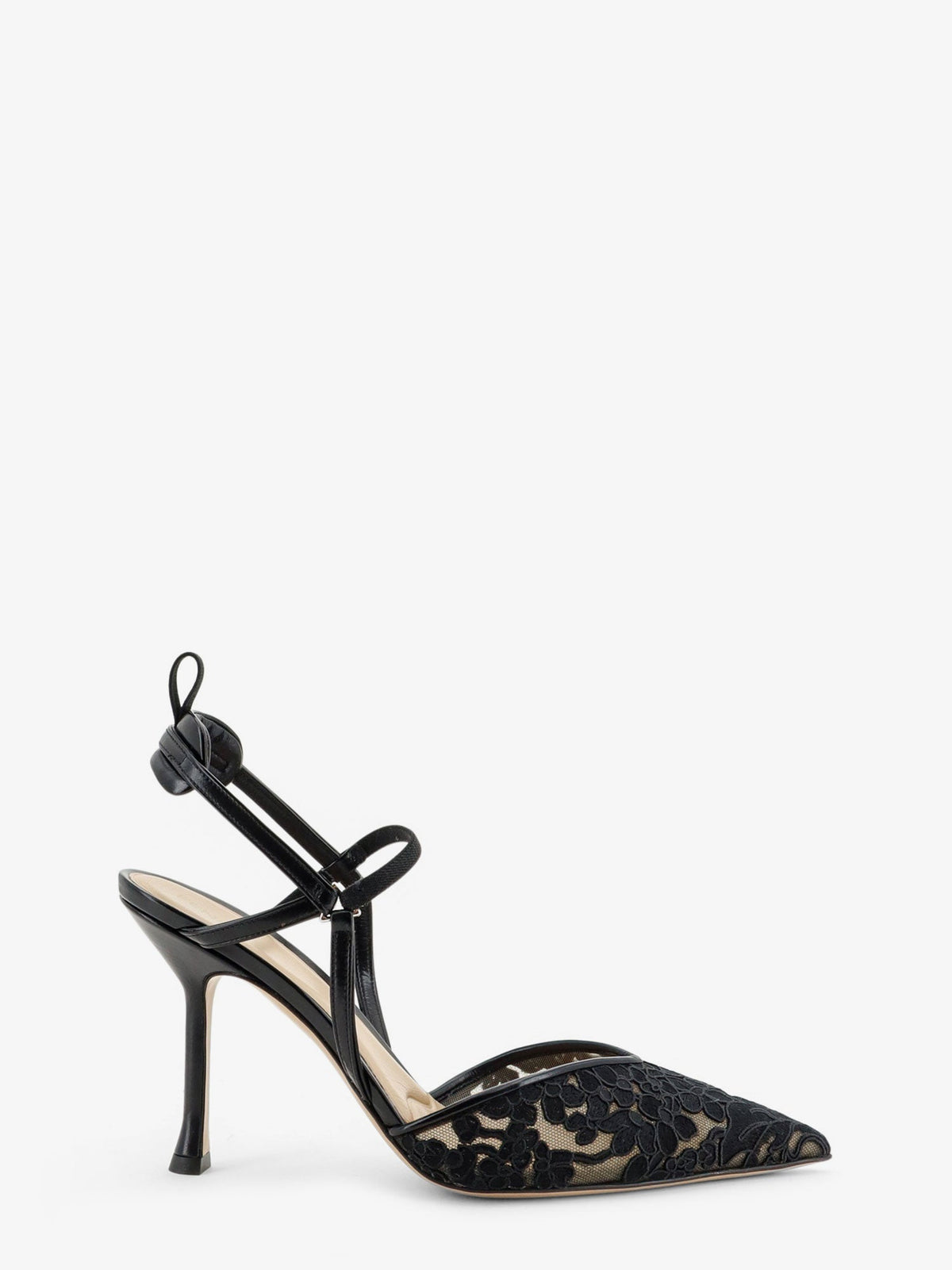 Fendi Very Colibrì High-heel Pumps In Back Tulle
