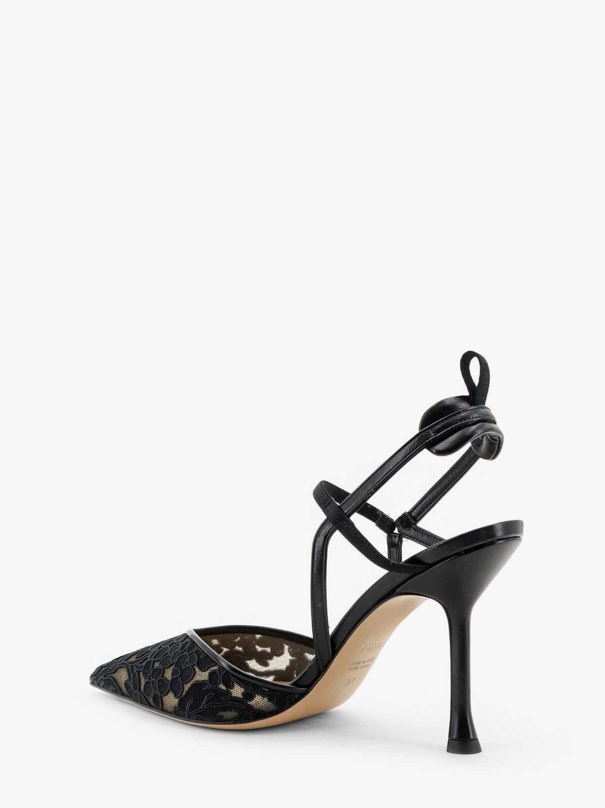 Fendi Very Colibrì High-heel Pumps In Back Tulle