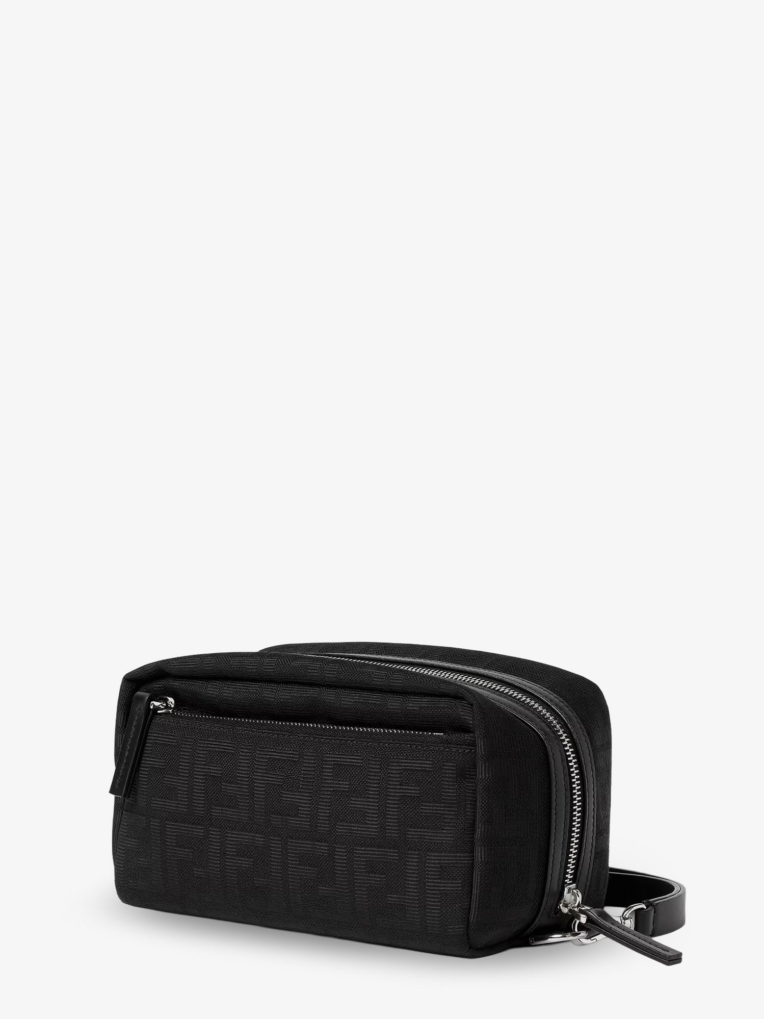 Fendi Ff Zucca Jacquard Fabric Clutch Bag