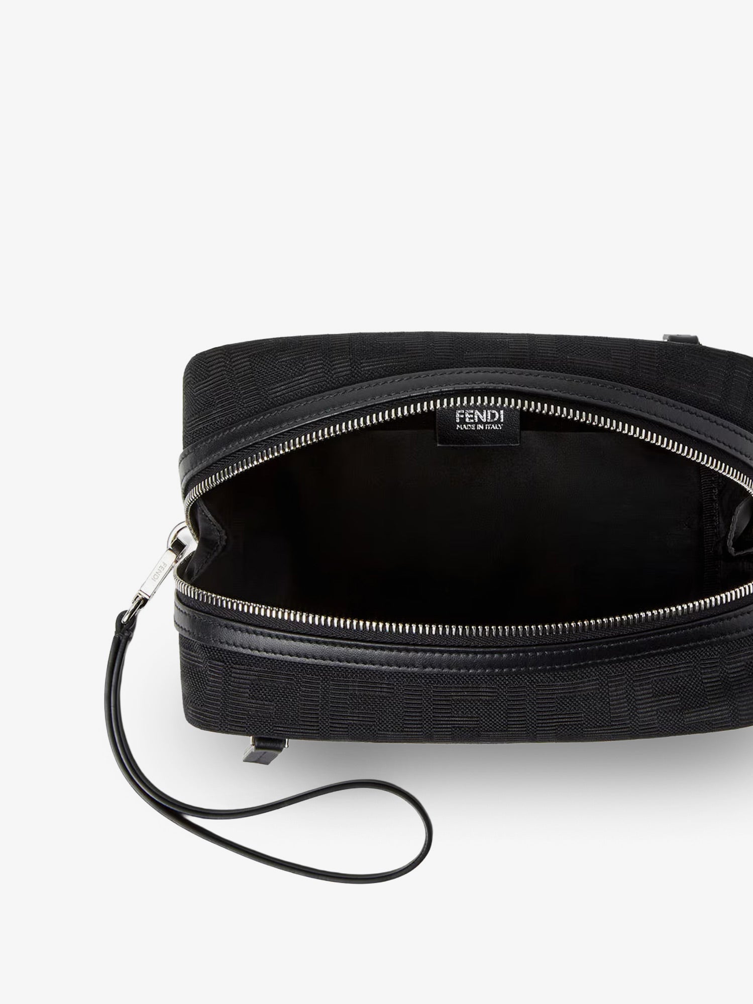 Fendi Ff Zucca Jacquard Fabric Clutch Bag