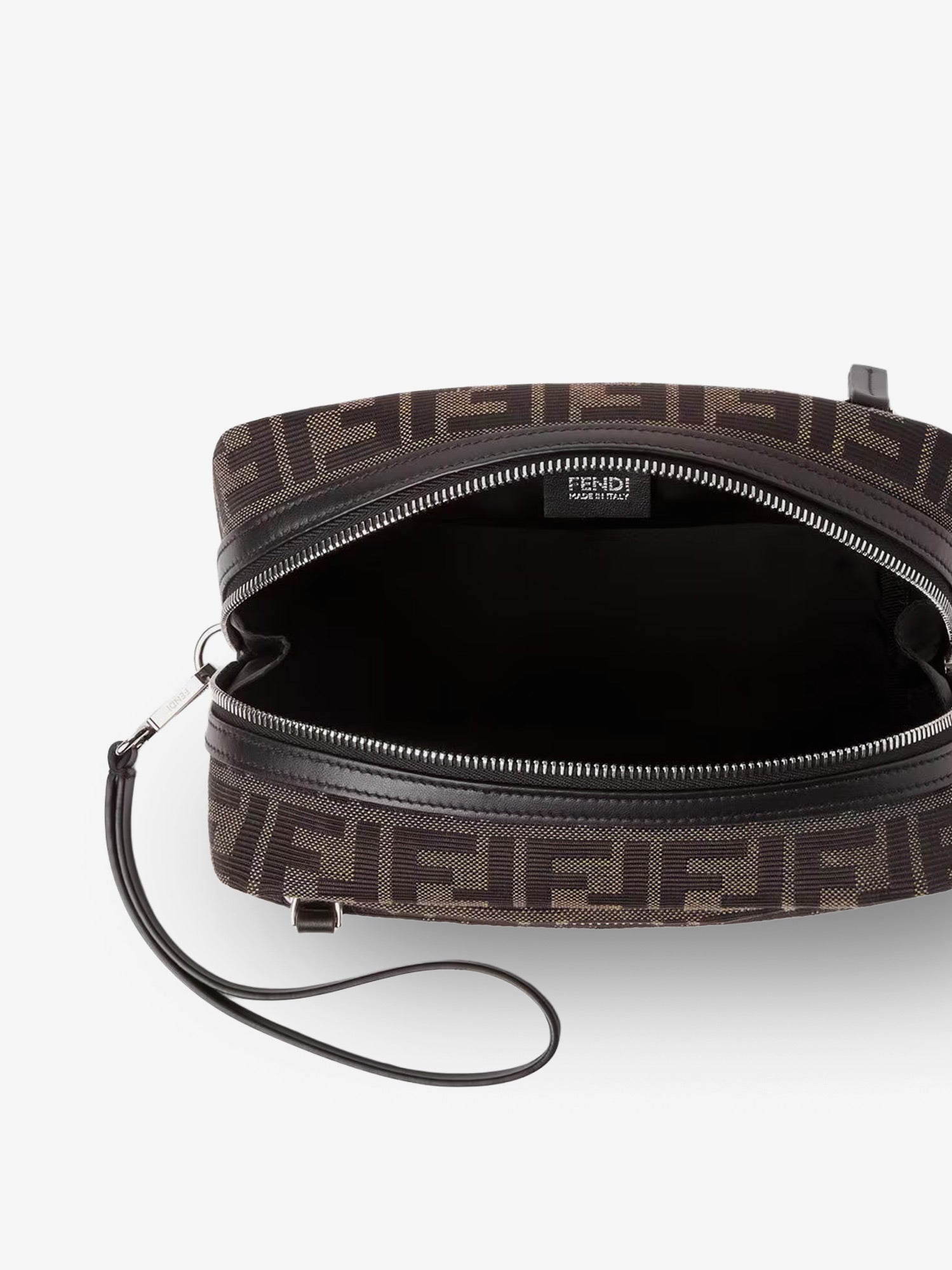 Fendi Ff Zucca Jacquard Fabric Clutch Bag