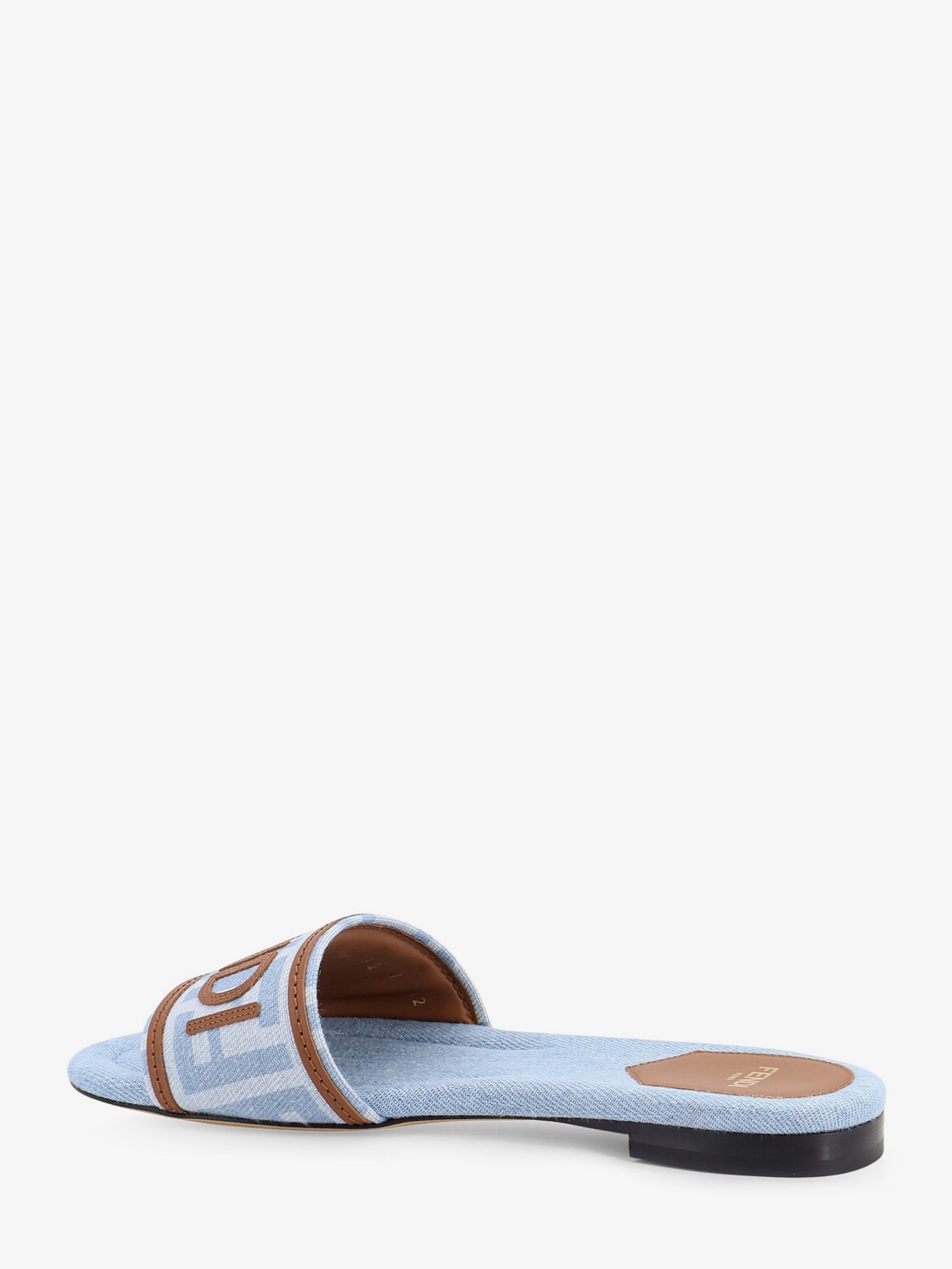 Fendi Sunshine Ff Denim Sandals
