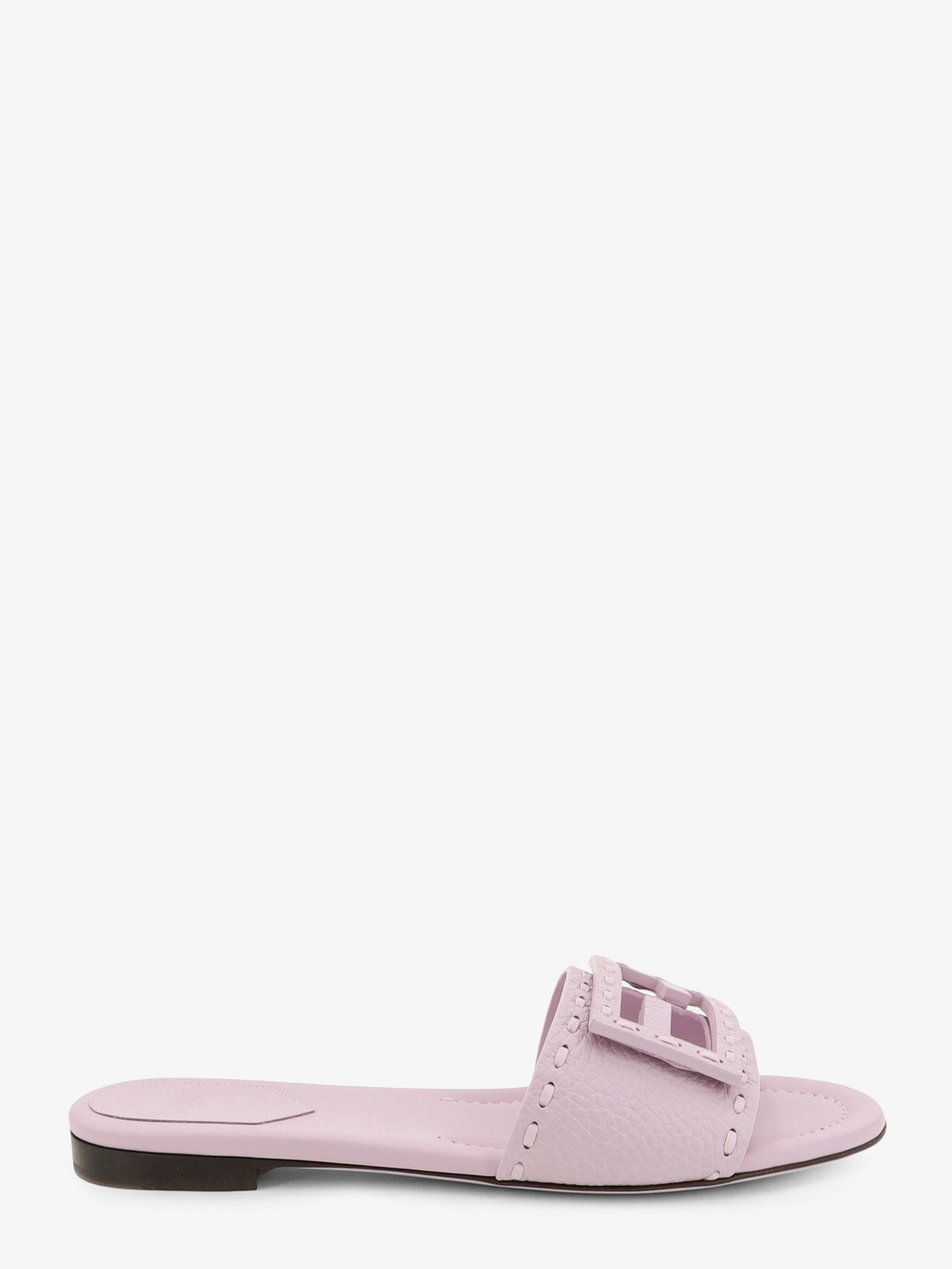 Fendi Leather Tube Sandals