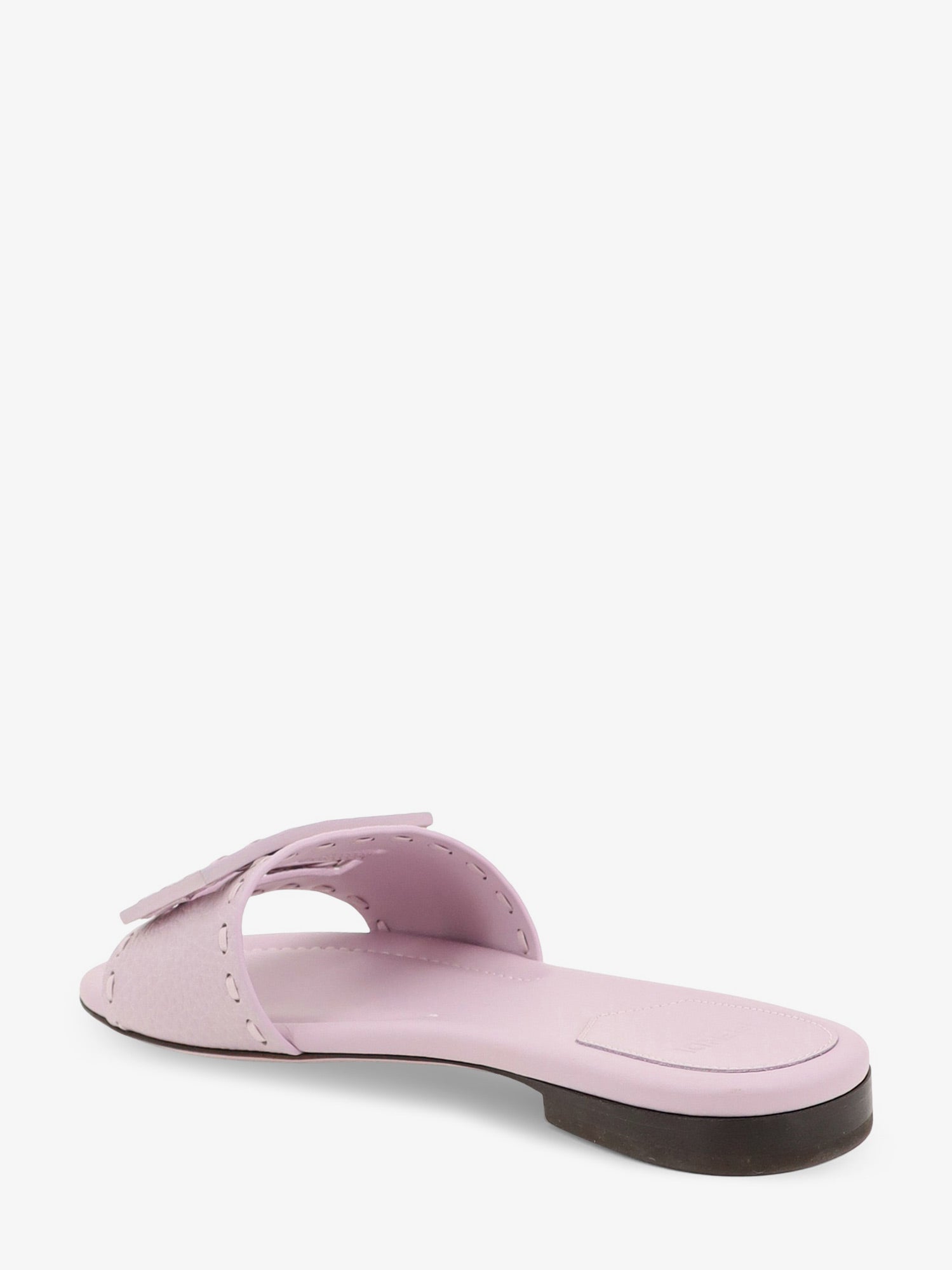 Fendi Leather Tube Sandals