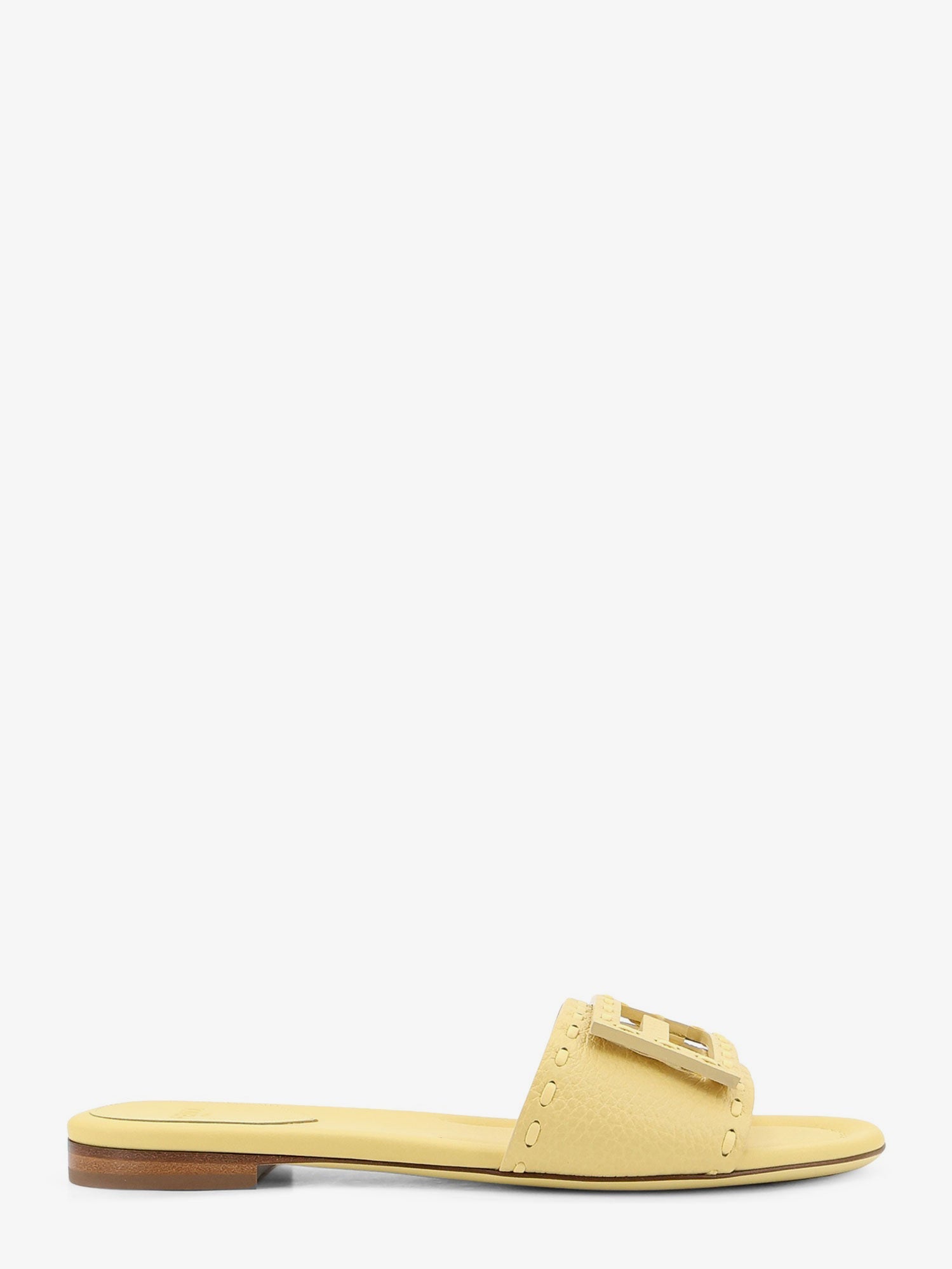 Fendi Leather Tube Sandals