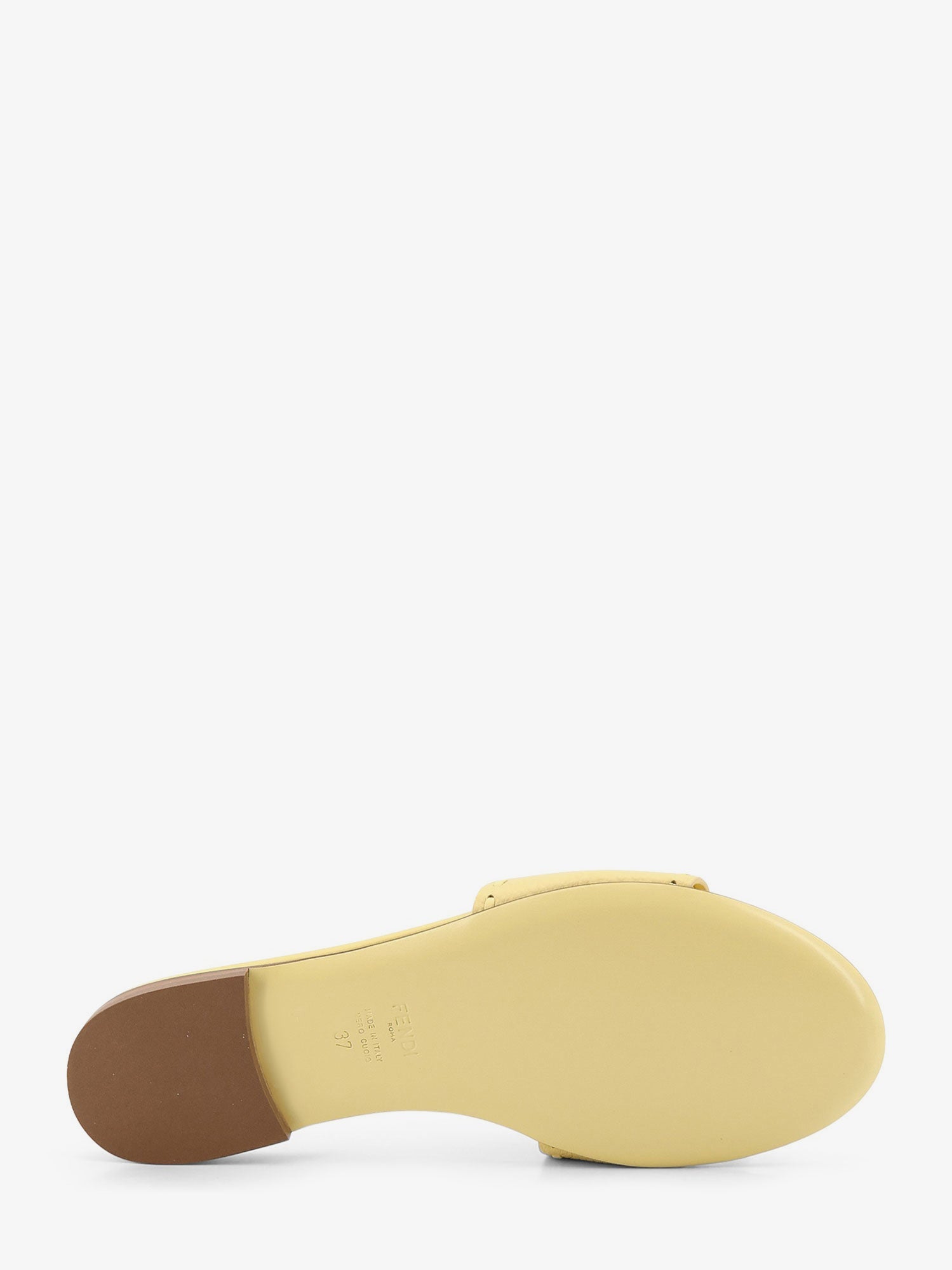 Fendi Leather Tube Sandals