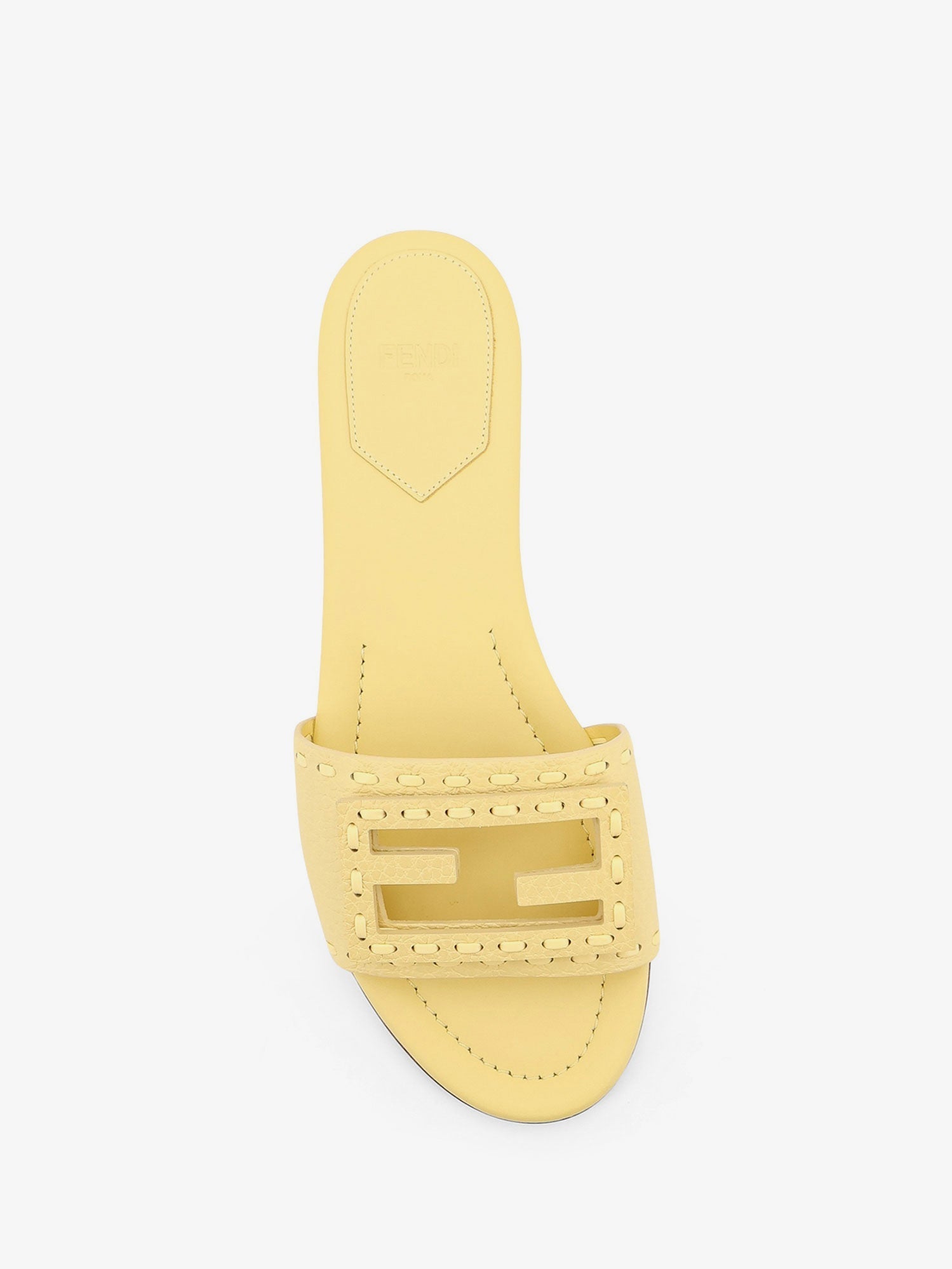 Fendi Leather Tube Sandals