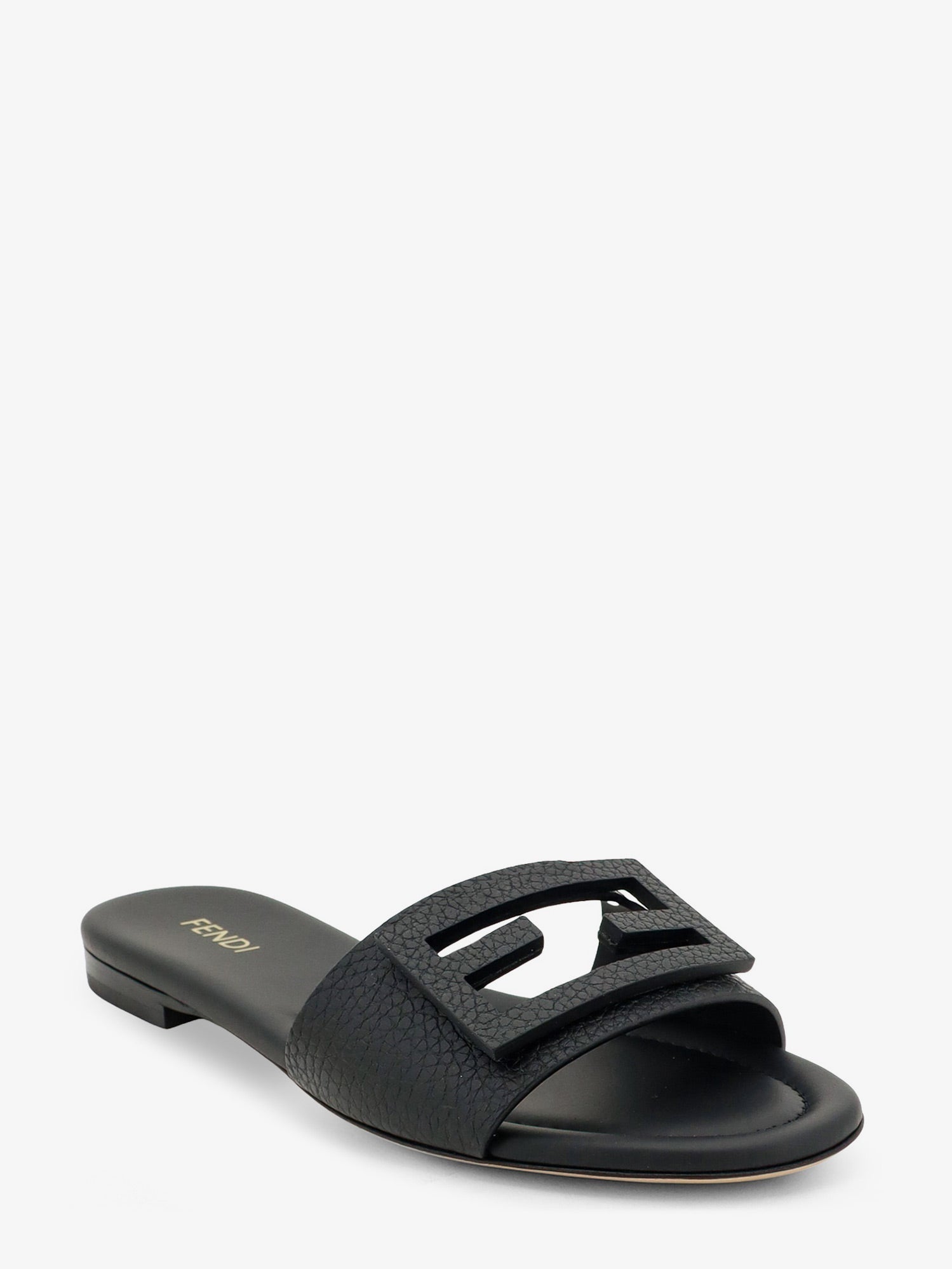Fendi Leather Tube Sandals