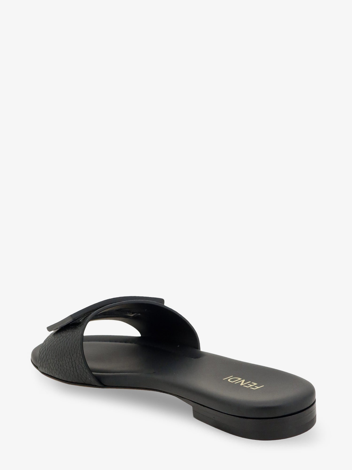 Fendi Leather Tube Sandals