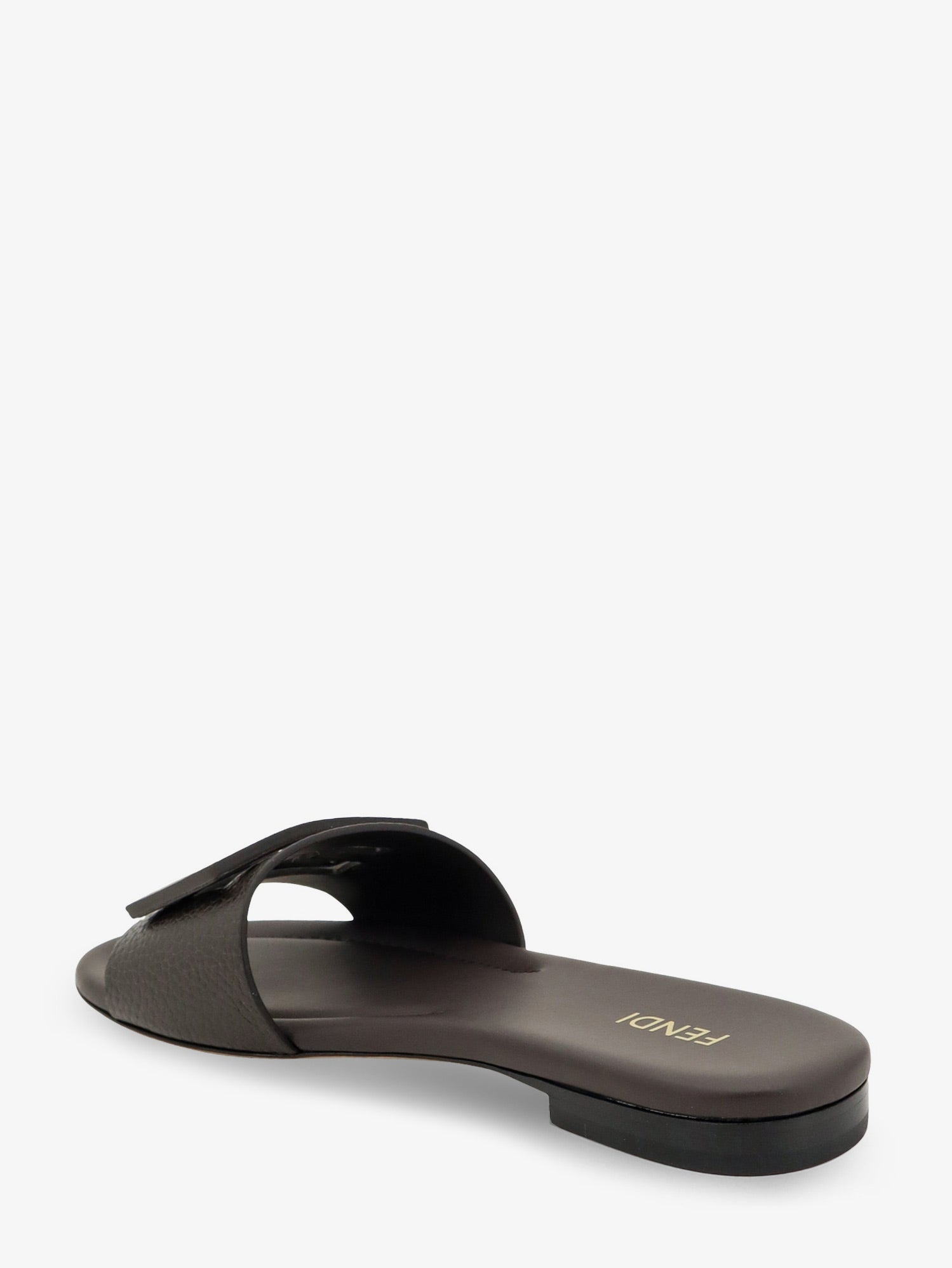 Fendi Leather Tube Sandals