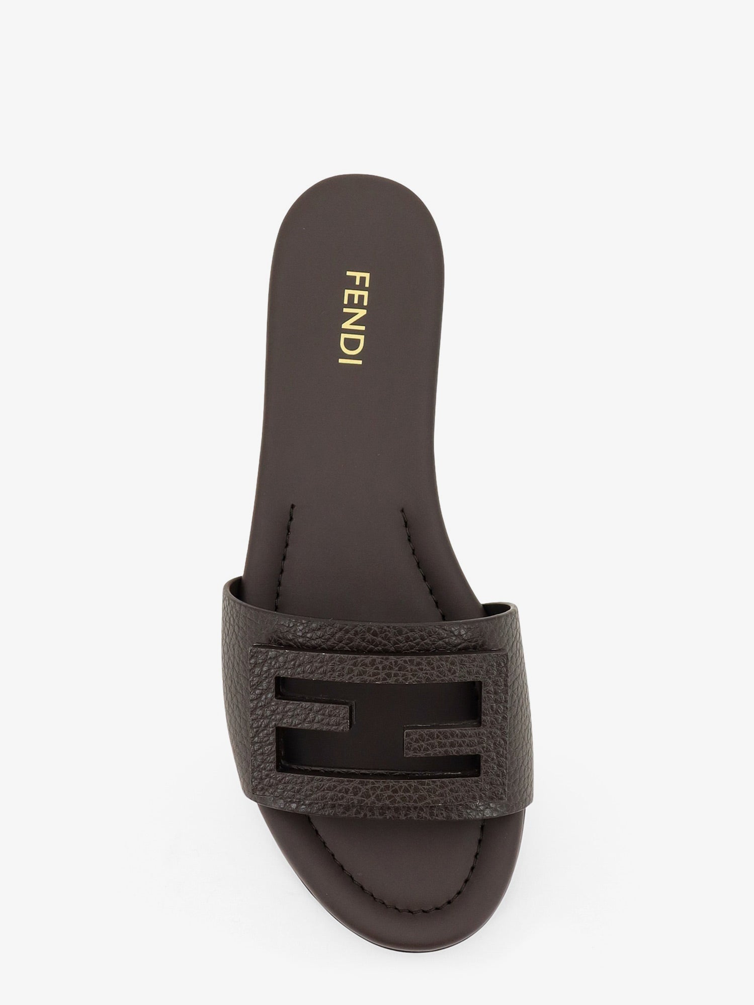 Fendi Leather Tube Sandals