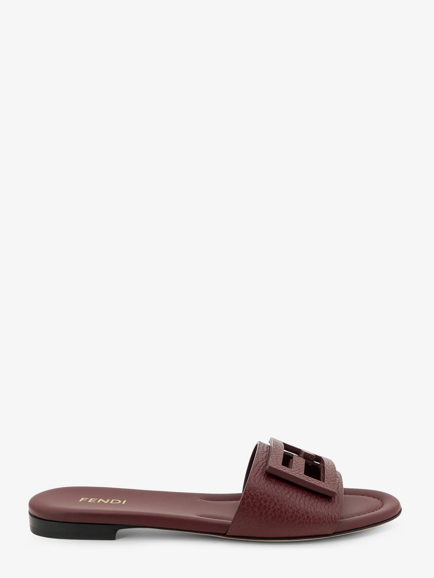 Fendi Leather Tube Sandals