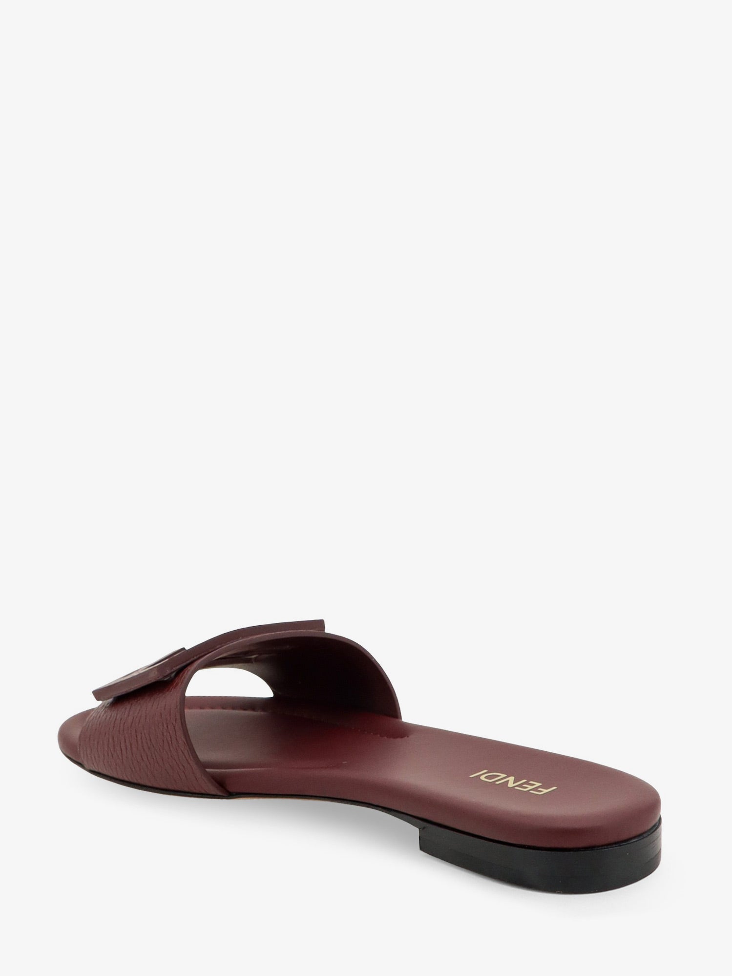 Fendi Leather Tube Sandals