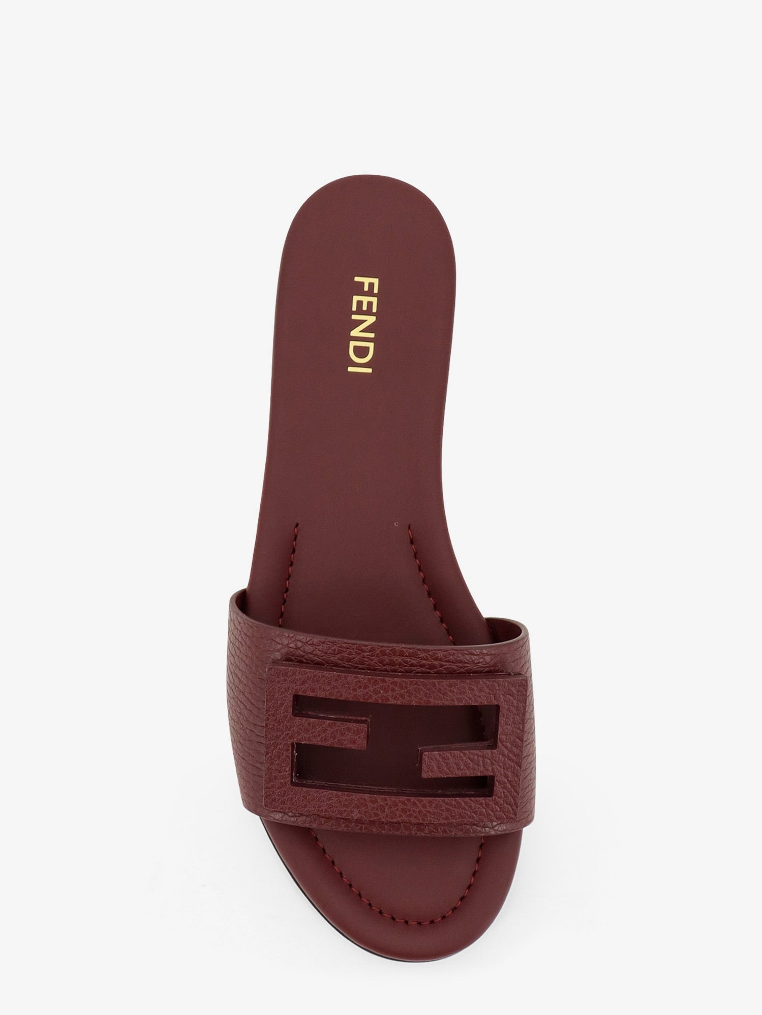 Fendi Leather Tube Sandals