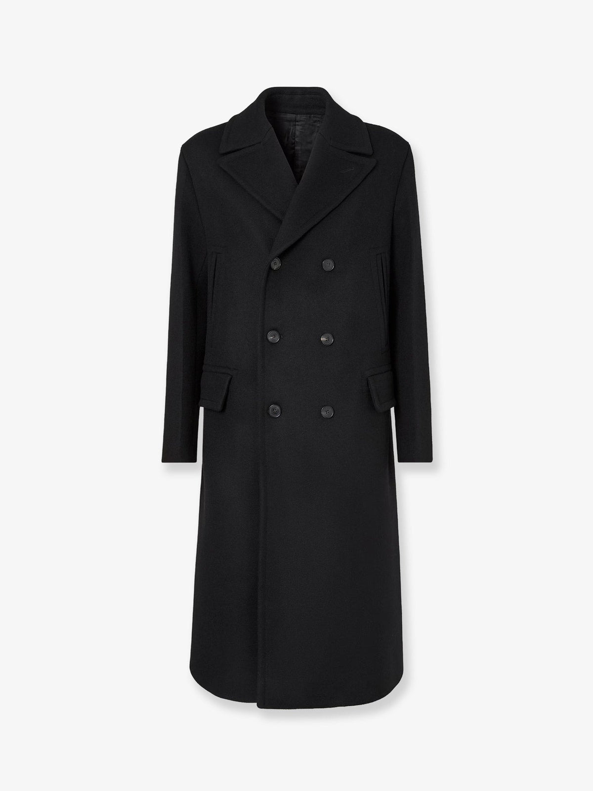 Fendi Double-breasted Wool And Angora Blend Coat