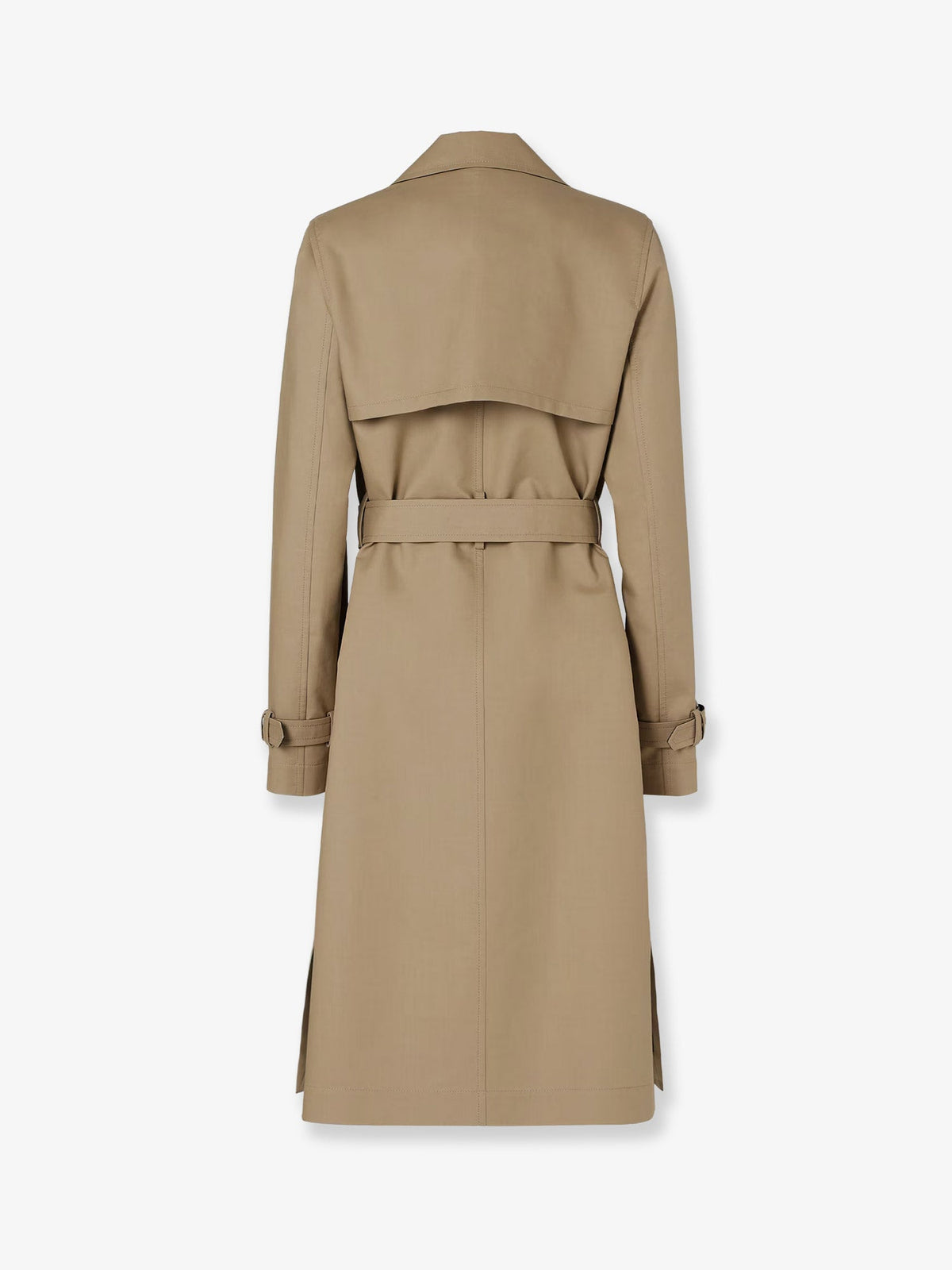 Fendi Midi Trench Coat In Mackintosh Fabric