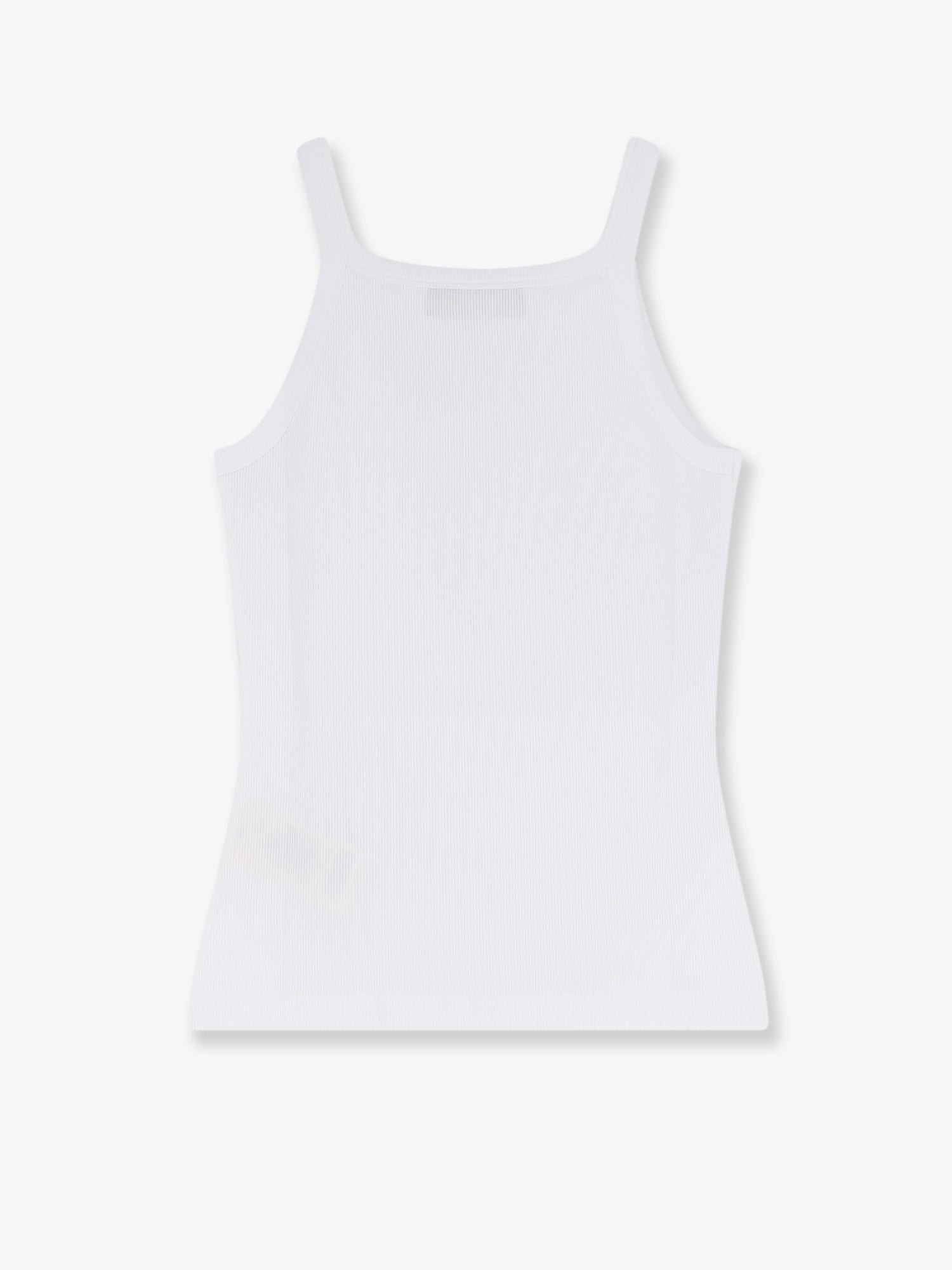 Fendi Ribbed Cotton Tank Top