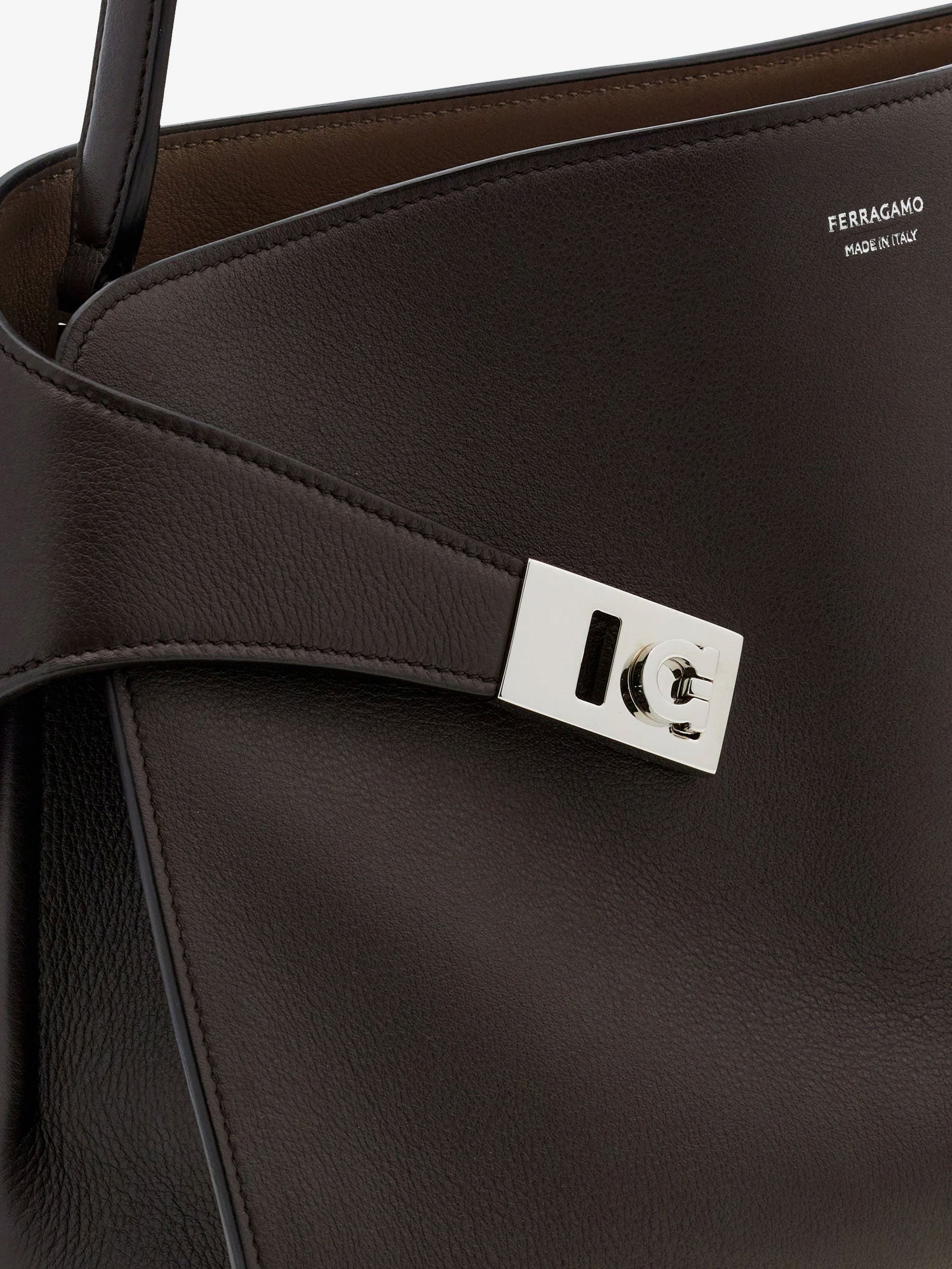 Ferragamo Hug Soft Two-tone Shoulder Bag