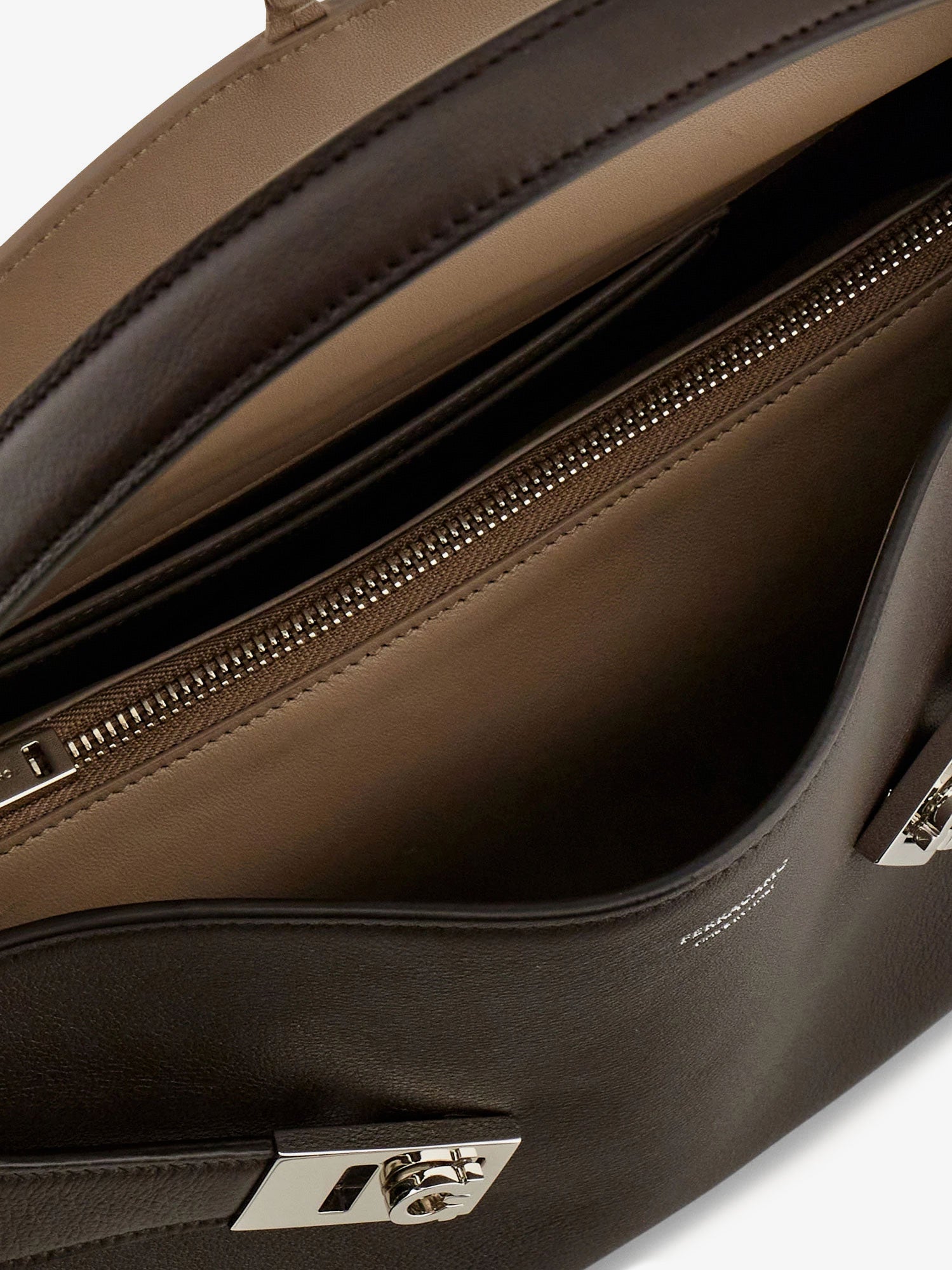 Ferragamo Hug Soft Two-tone Shoulder Bag