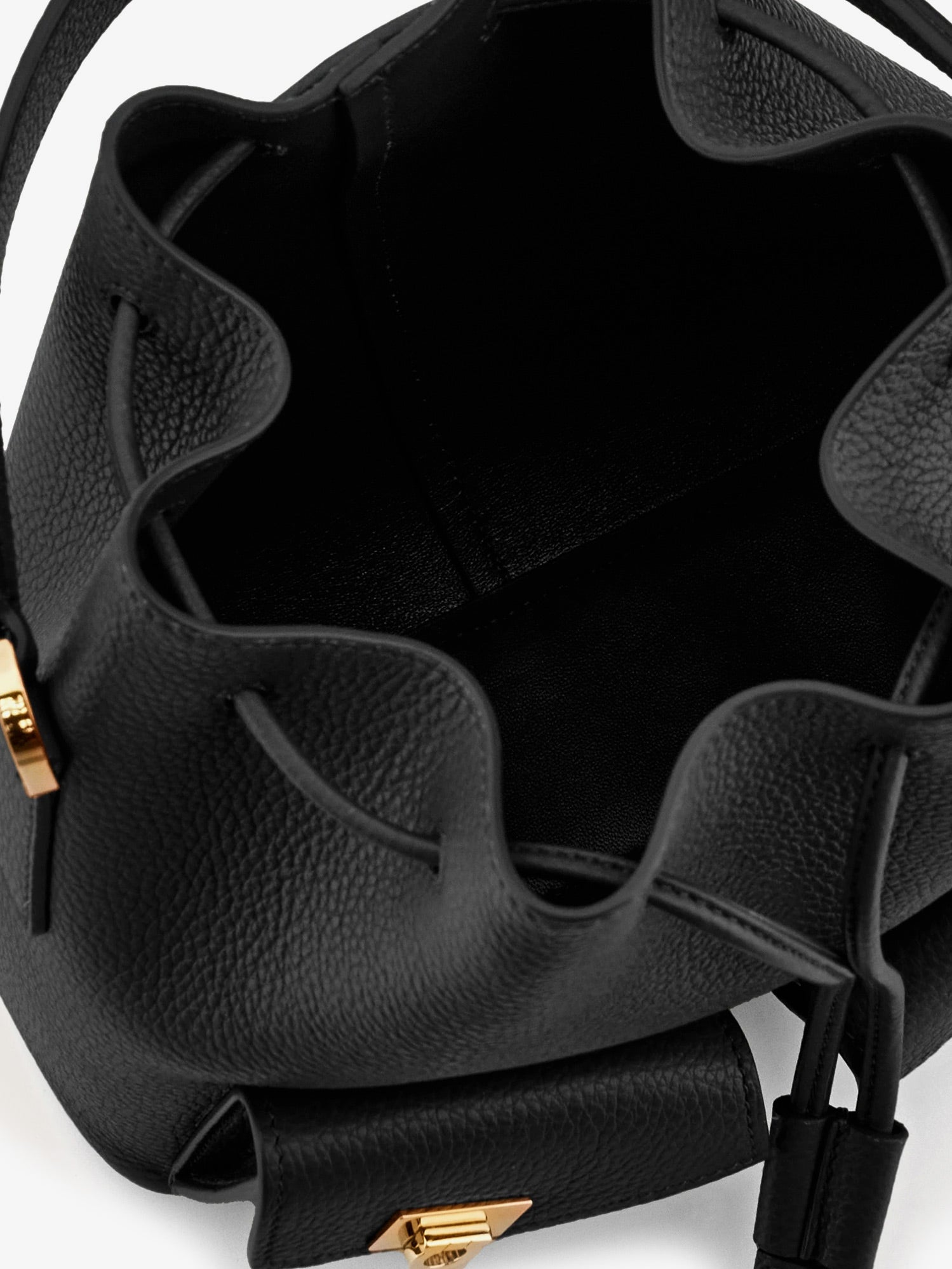 Ferragamo Leather Bucket Bag