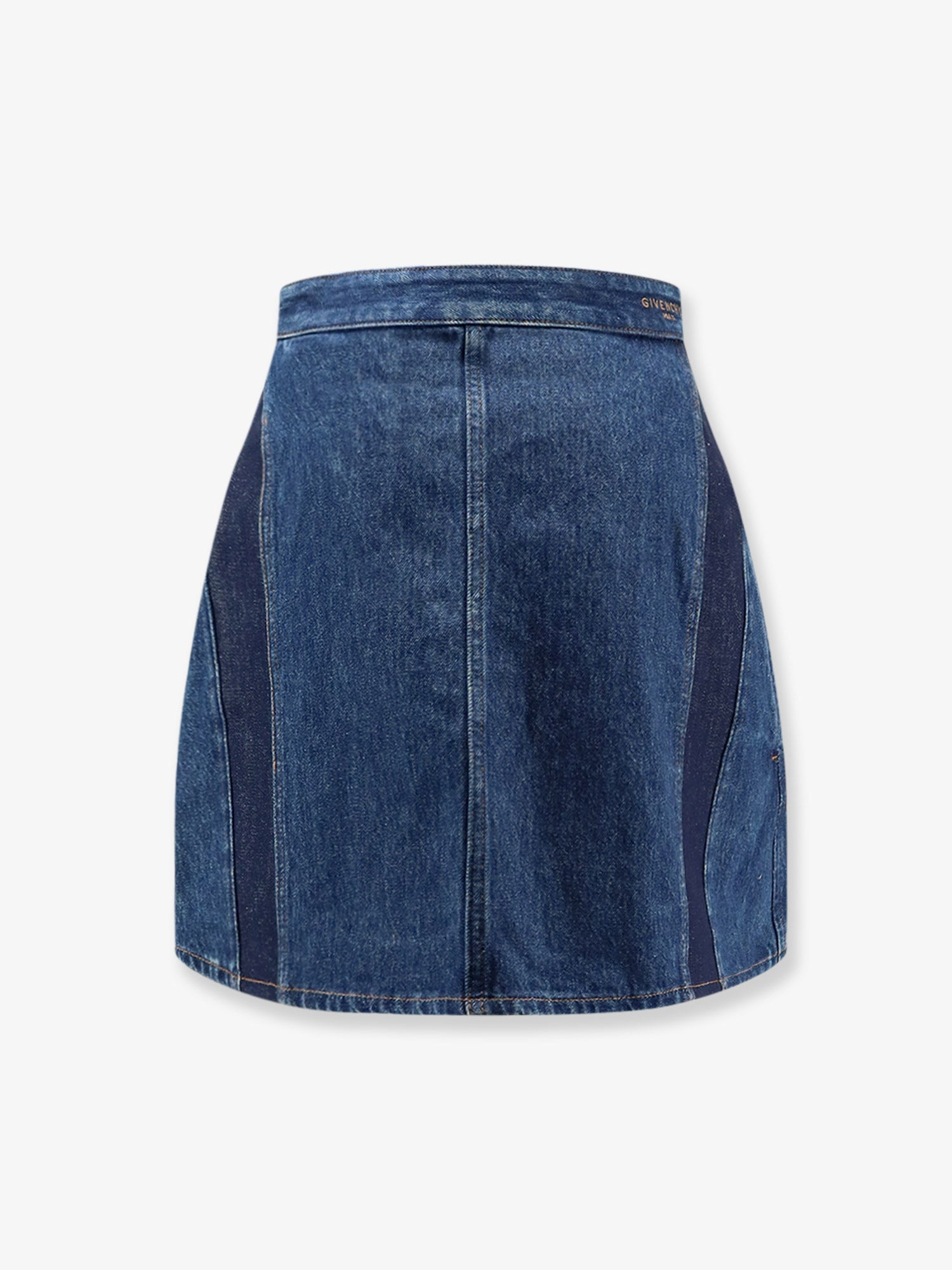 Givenchy Cocoon Denim Blue Mini Skirt