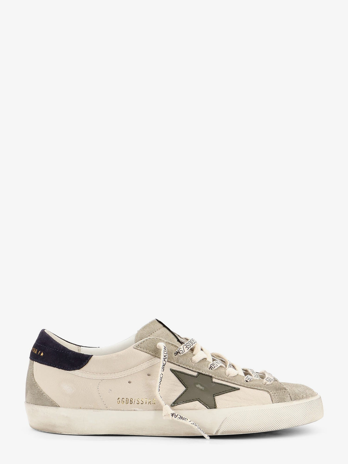 Golden Goose Super-star Leather And Suede Sneakers With Iconic Side Logo