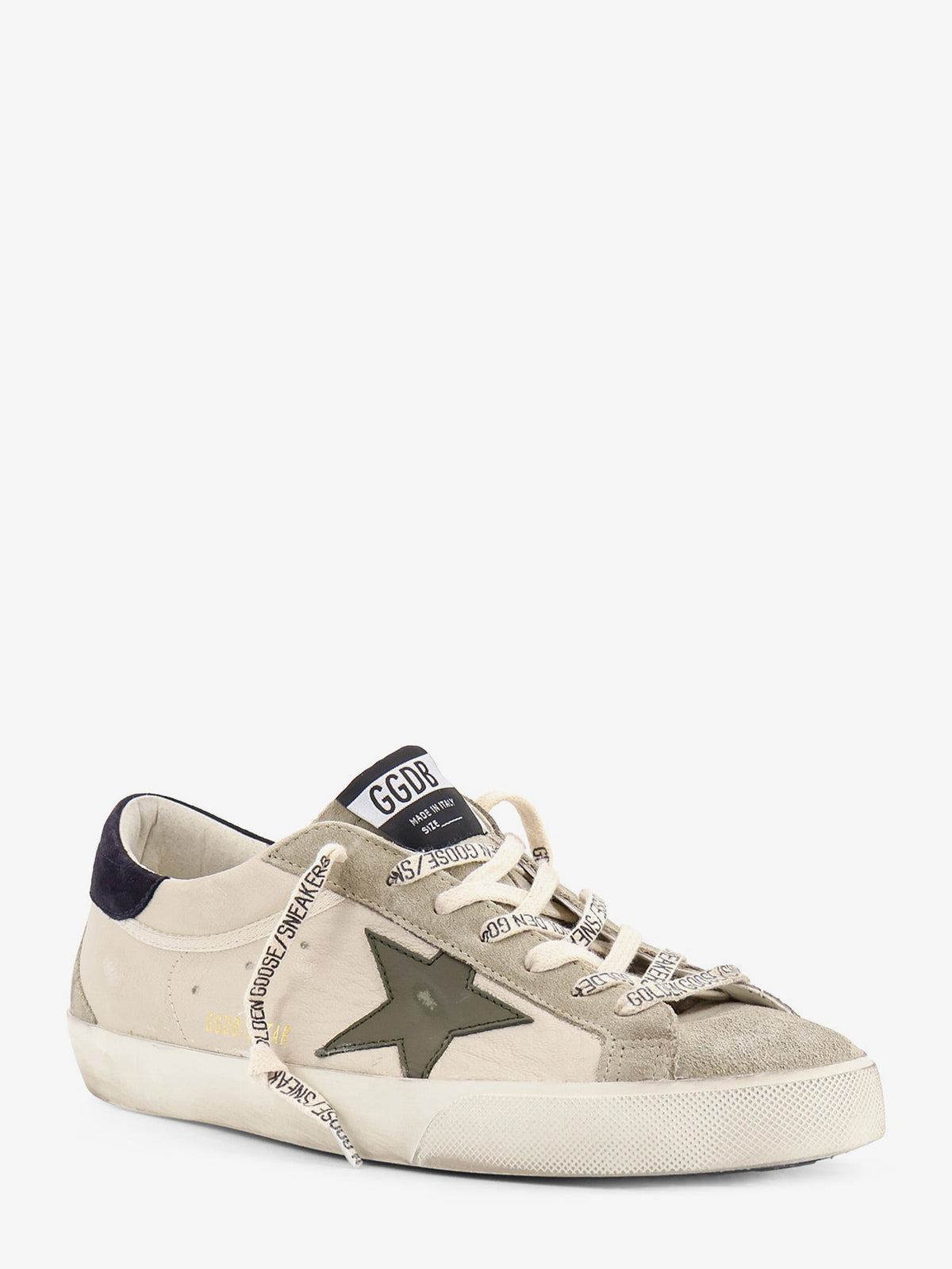 Golden Goose Super-star Leather And Suede Sneakers With Iconic Side Logo