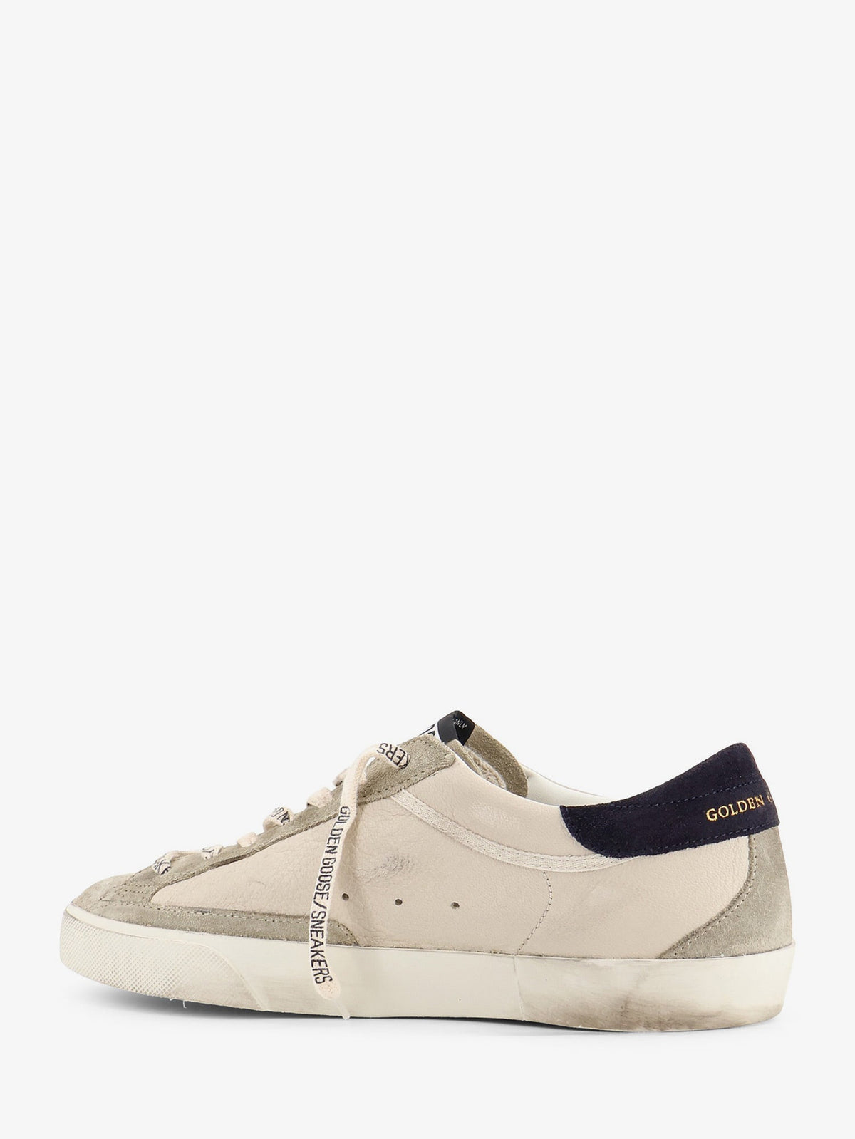 Golden Goose Super-star Leather And Suede Sneakers With Iconic Side Logo