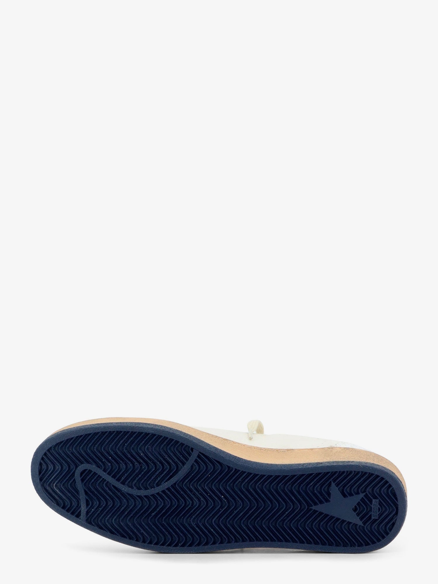 Golden Goose Ballstar Leather Sneakers With Iconic Side Logo