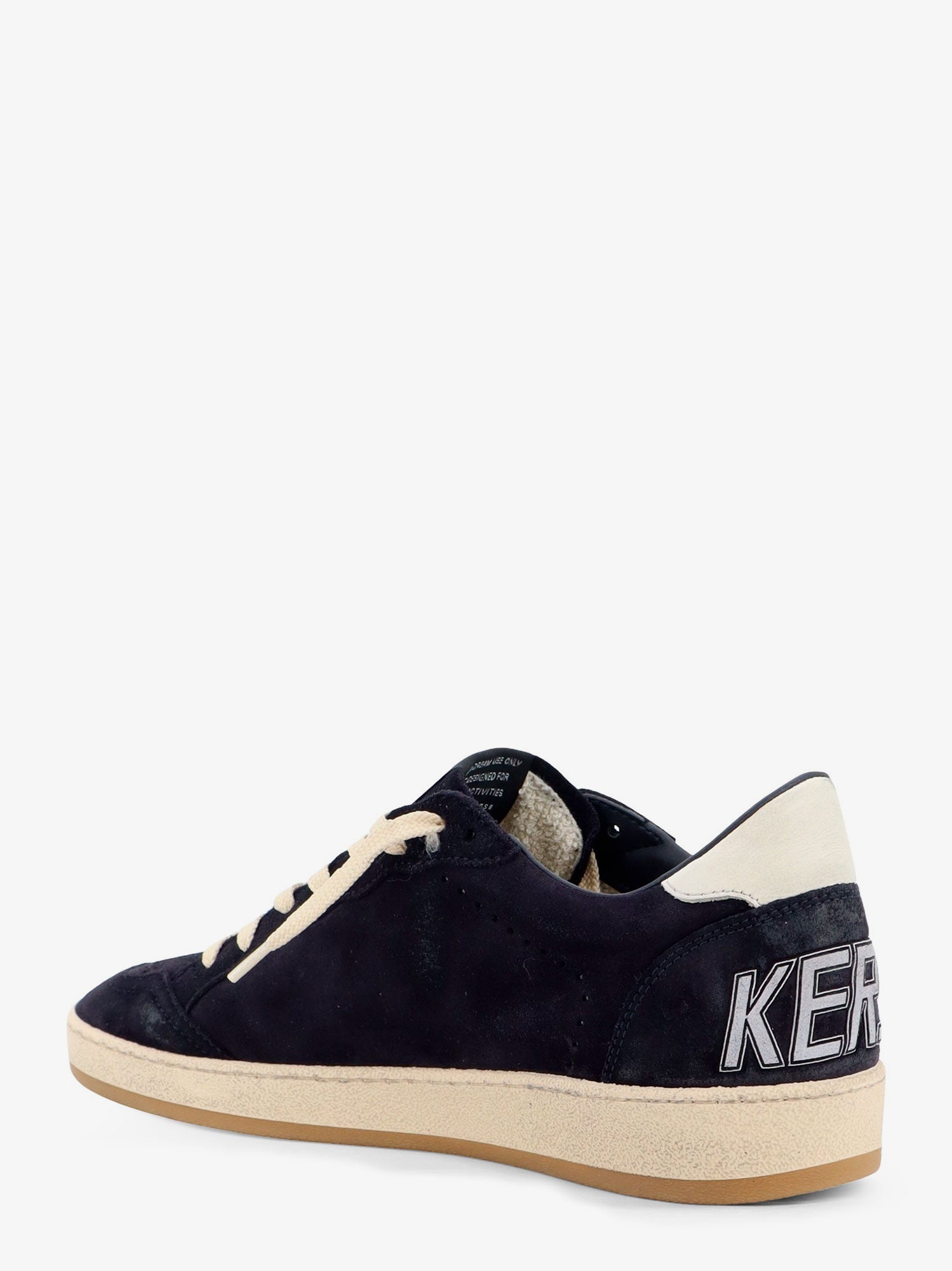Golden Goose Ballstar Suede Sneakers With Iconic Side Logo