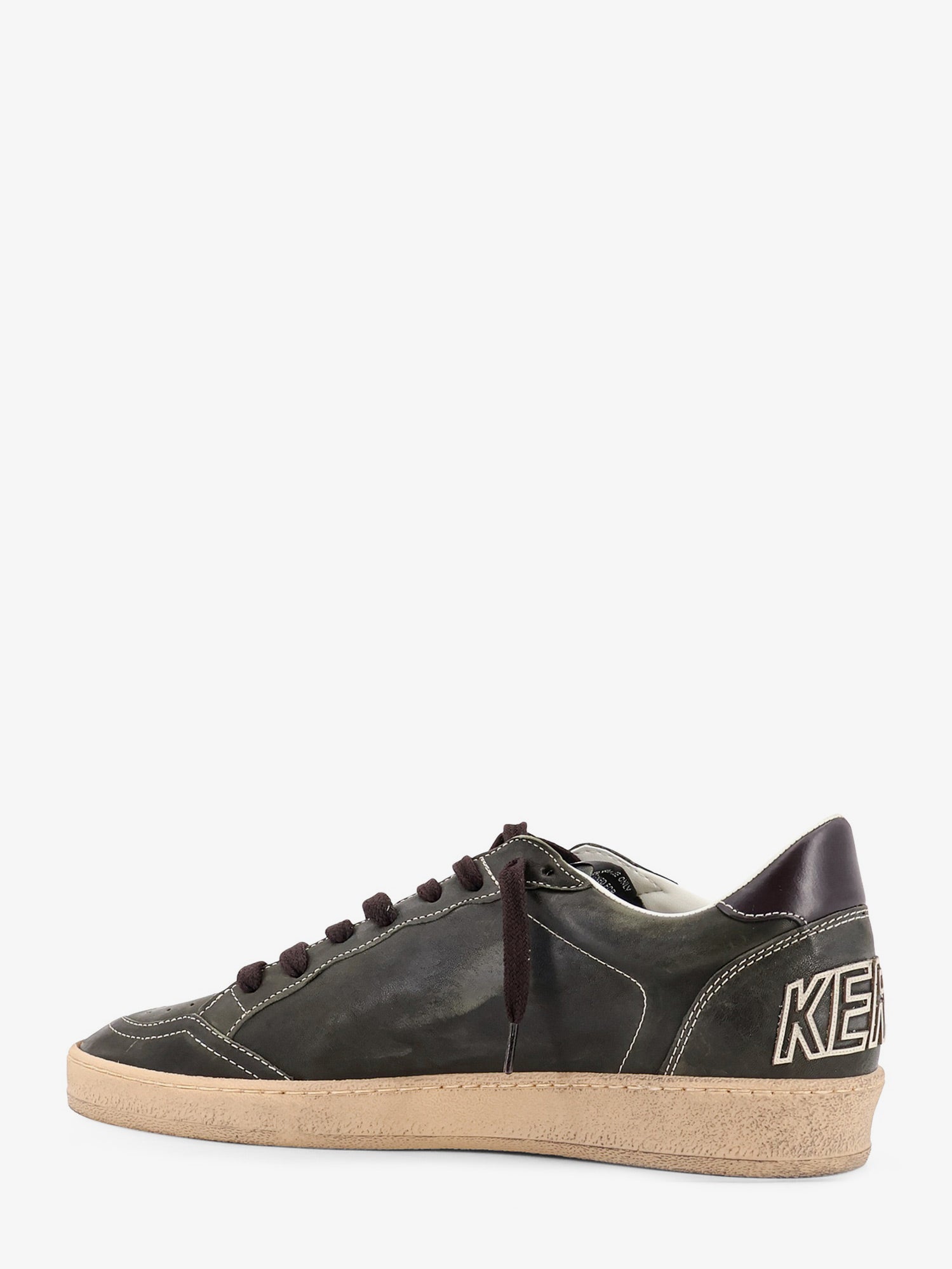 Golden Goose Ballstar Used Effect Leather Sneakers