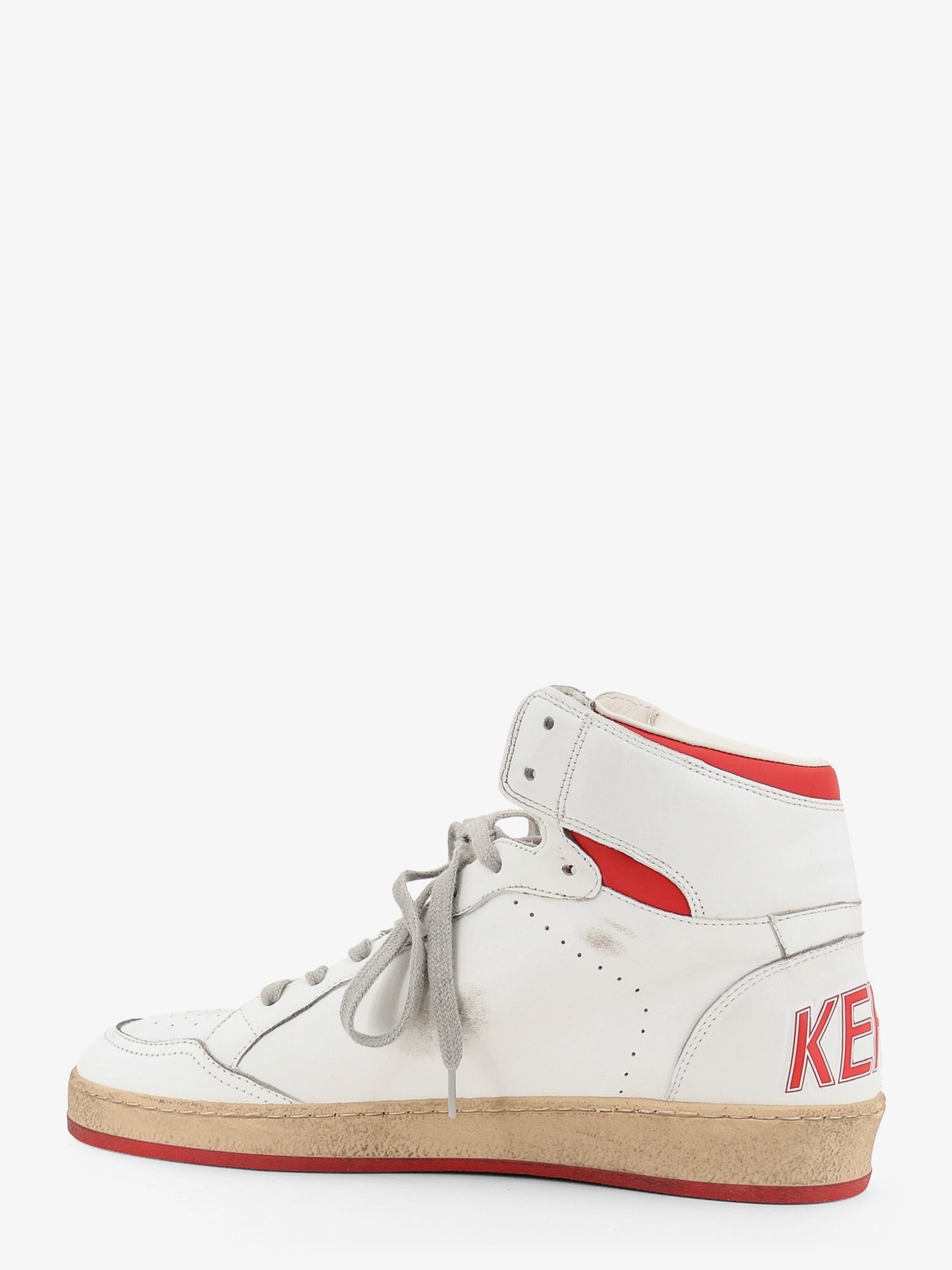 Golden Goose Sky Star Leather Sneakers With Iconic Side Logo