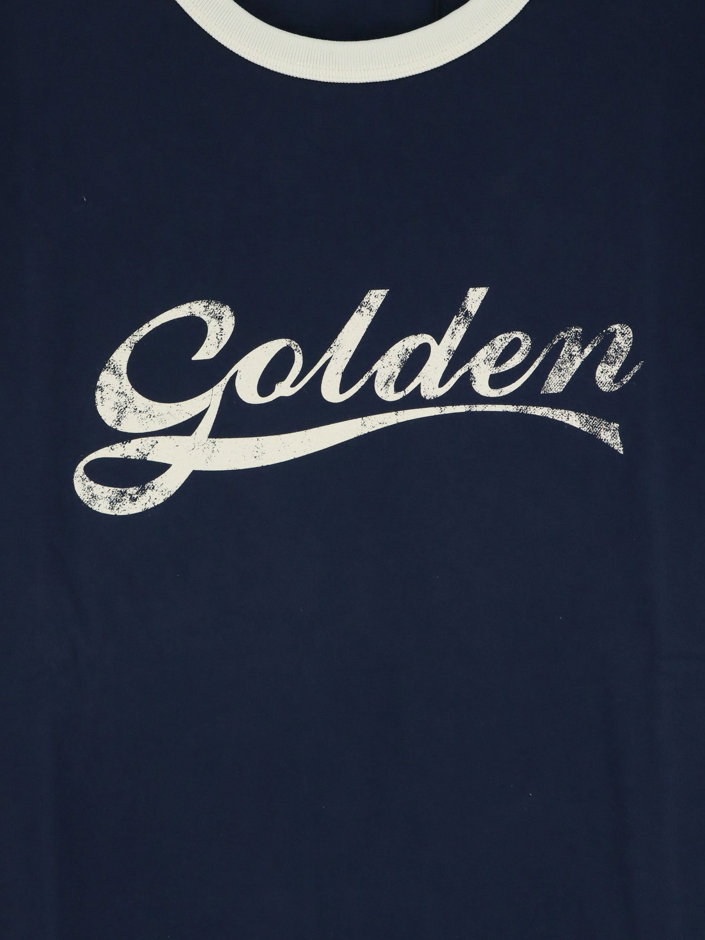 Golden Goose Cotton T-shirt With Printed Logo On The Front