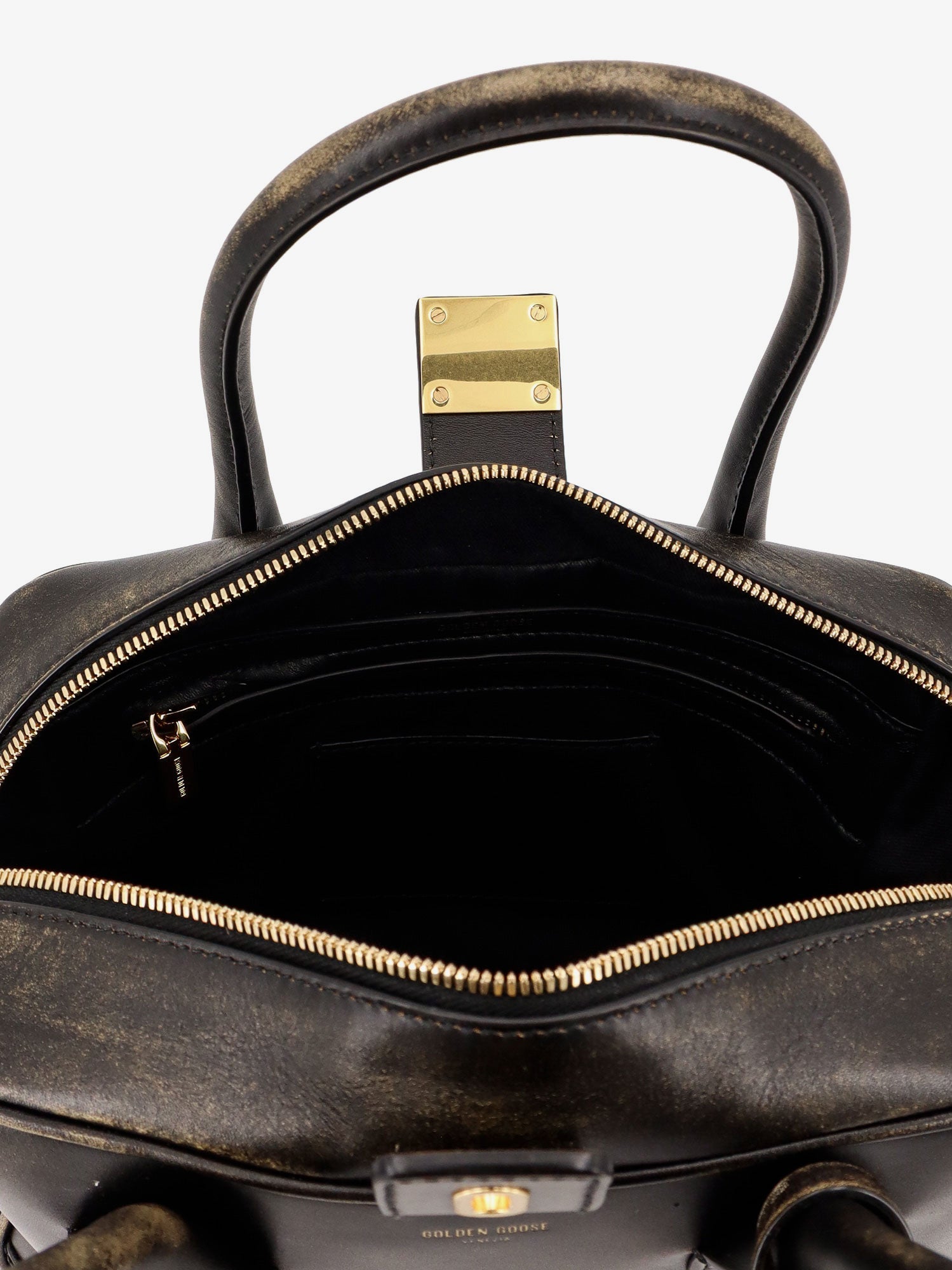 Golden Goose Vita Vintage Leather Crossbody Bag